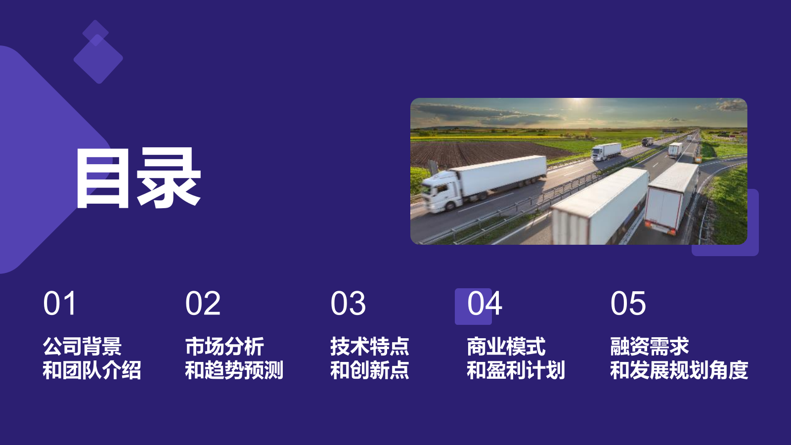 紫色科技智能交通商业计划PPT模板.pptx_第2页