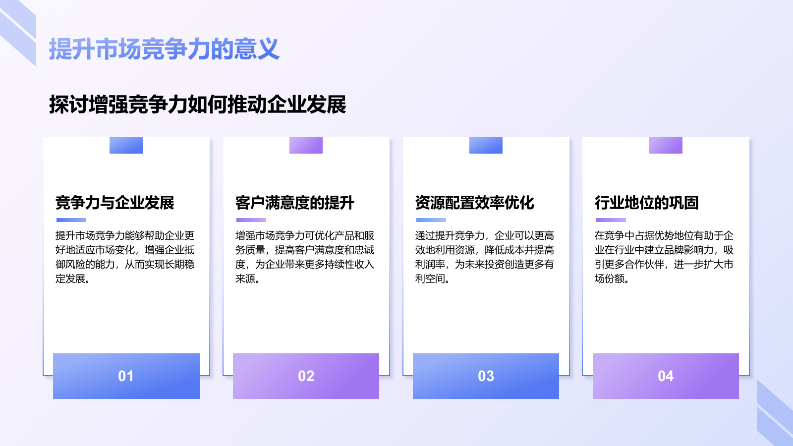 蓝色商务风企业市场竞争力提升计划PPT模板.pptx_第5页