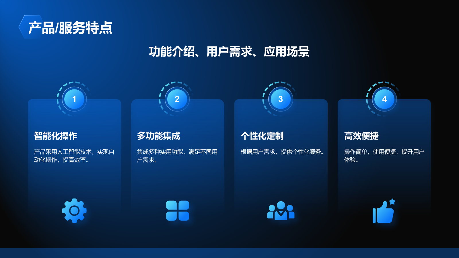 蓝色科技风商业计划书PPT模板.pptx_第9页
