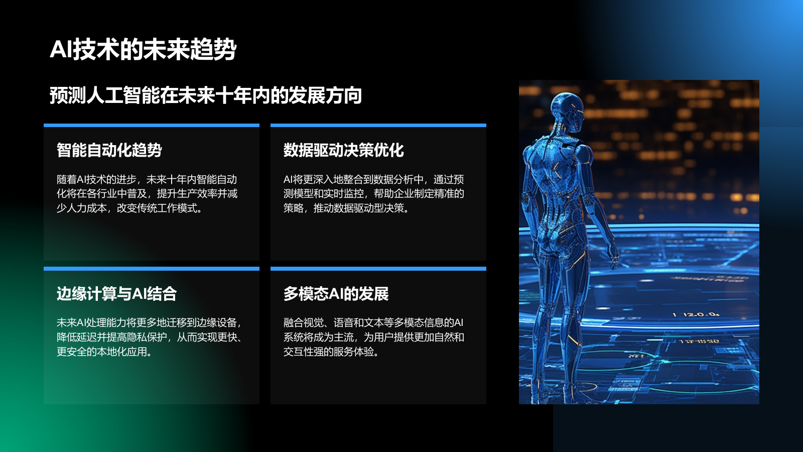 蓝色科技风通用行业AI商业计划书PPT.pptx_第6页