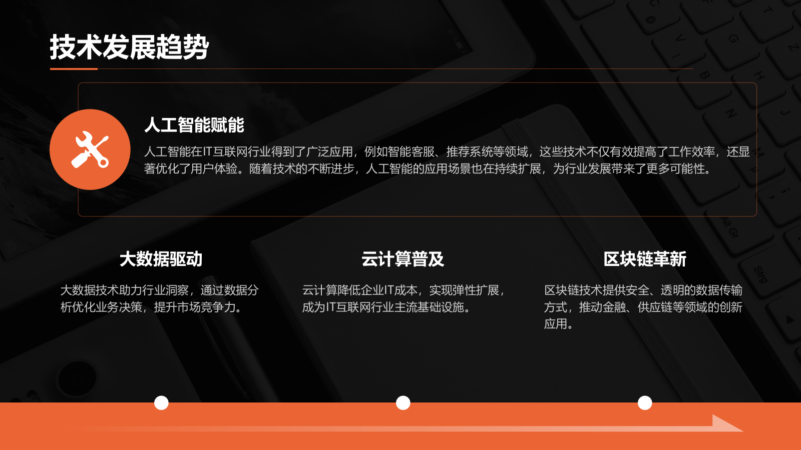 橙色简约风IT互联网商业计划书PPT模板.pptx_第7页