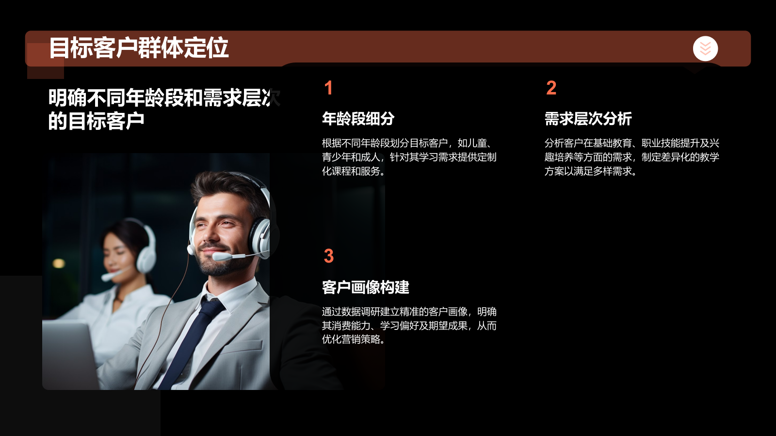 红色商务风教育培训行业商业计划书PPT模板.pptx_第8页