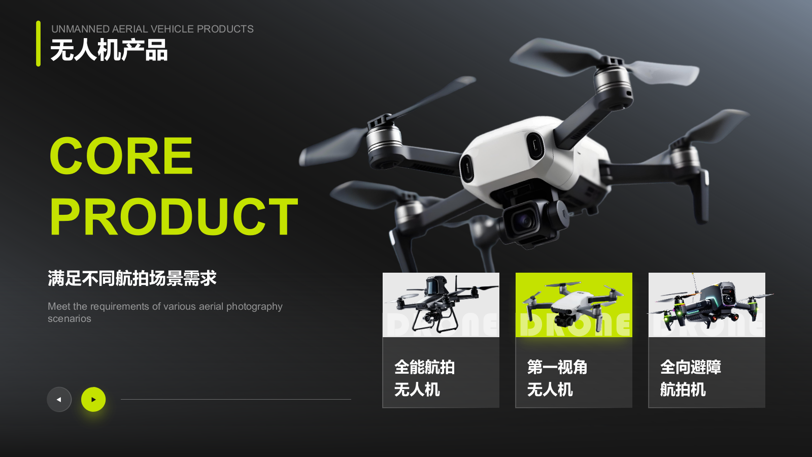 黄色商务风无人机商业计划书PPT模板.pptx_第9页