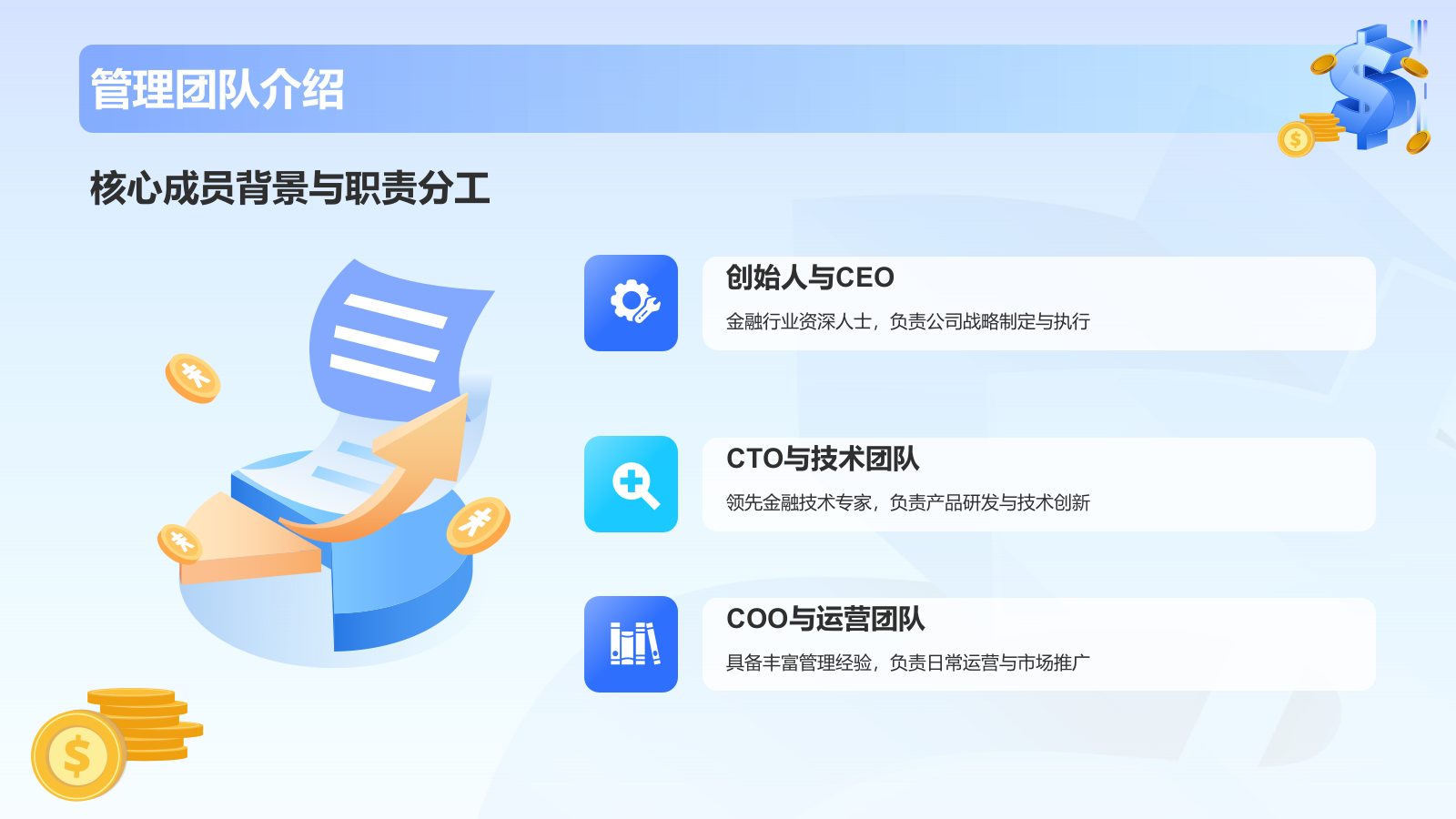 蓝色3D风金融行业商业计划书PPT模板.pptx_第10页