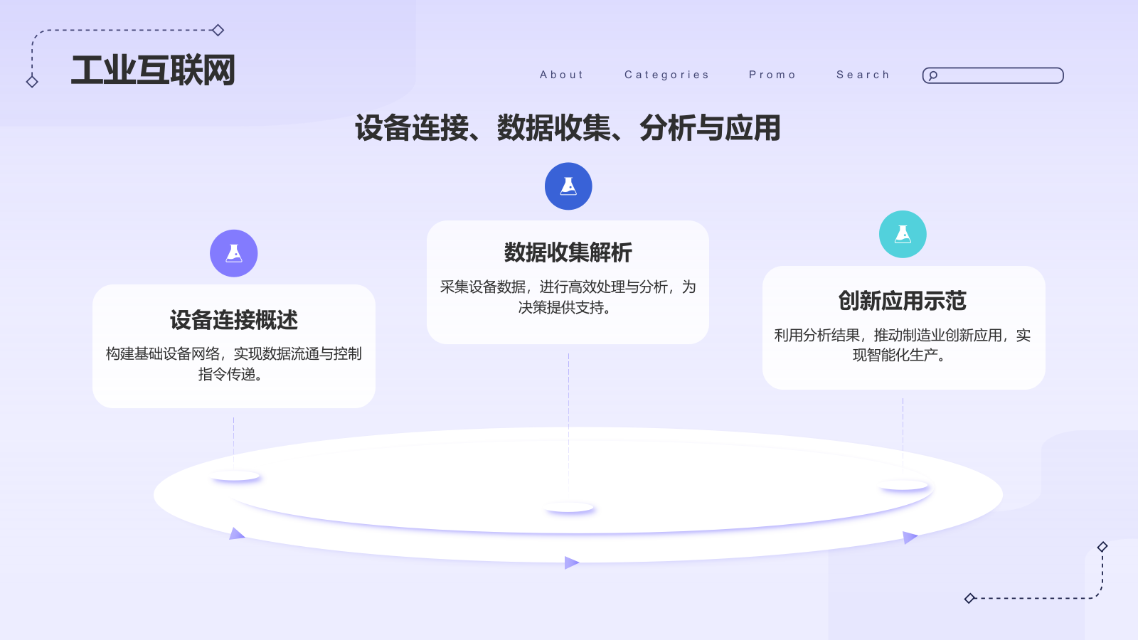 蓝色插画风互联网+制造业的创新：推动制造业转型与升级PPT模板.pptx_第9页