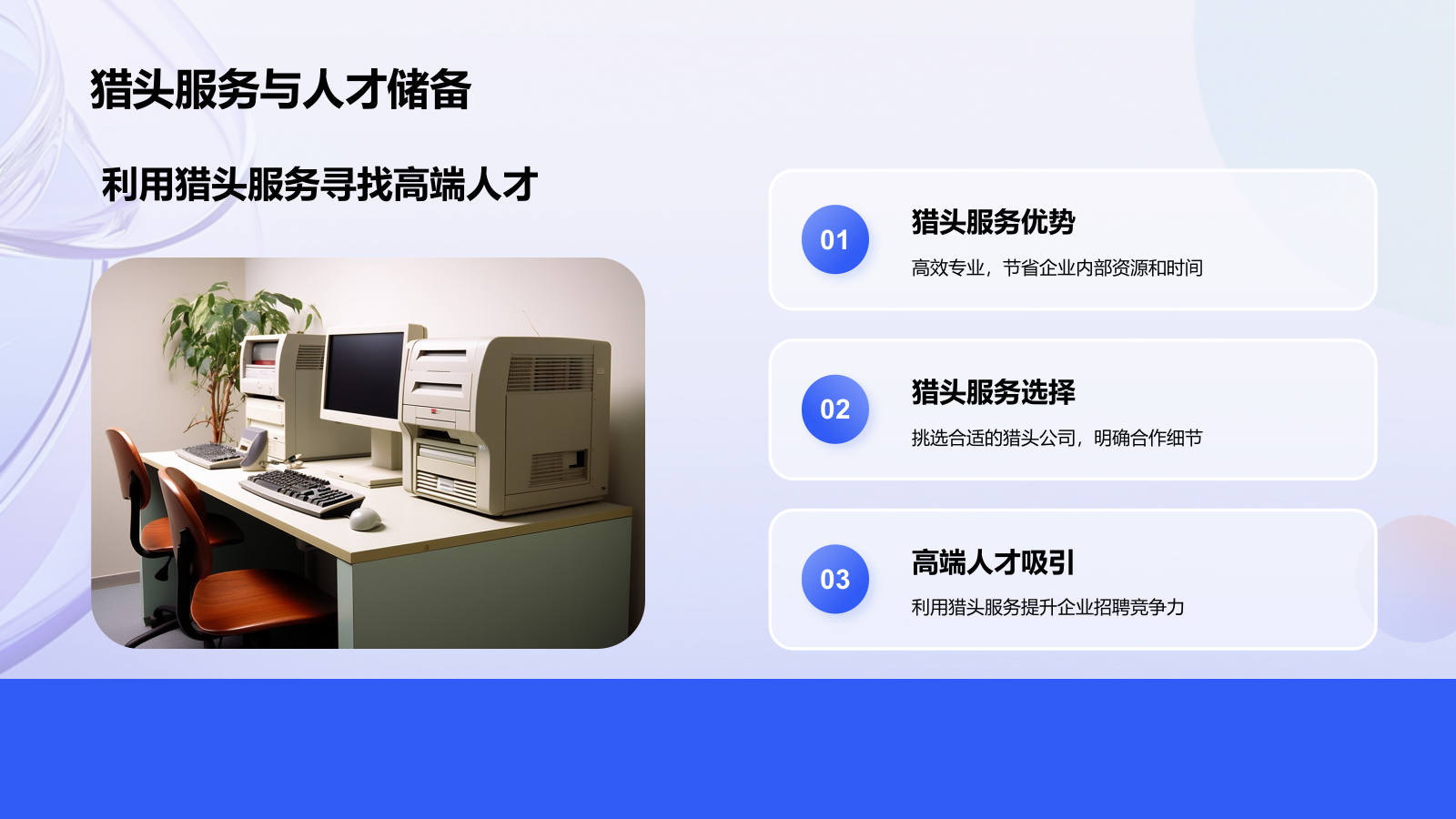 蓝色渐变风企业人力资源商业计划书PPT模板.pptx_第7页