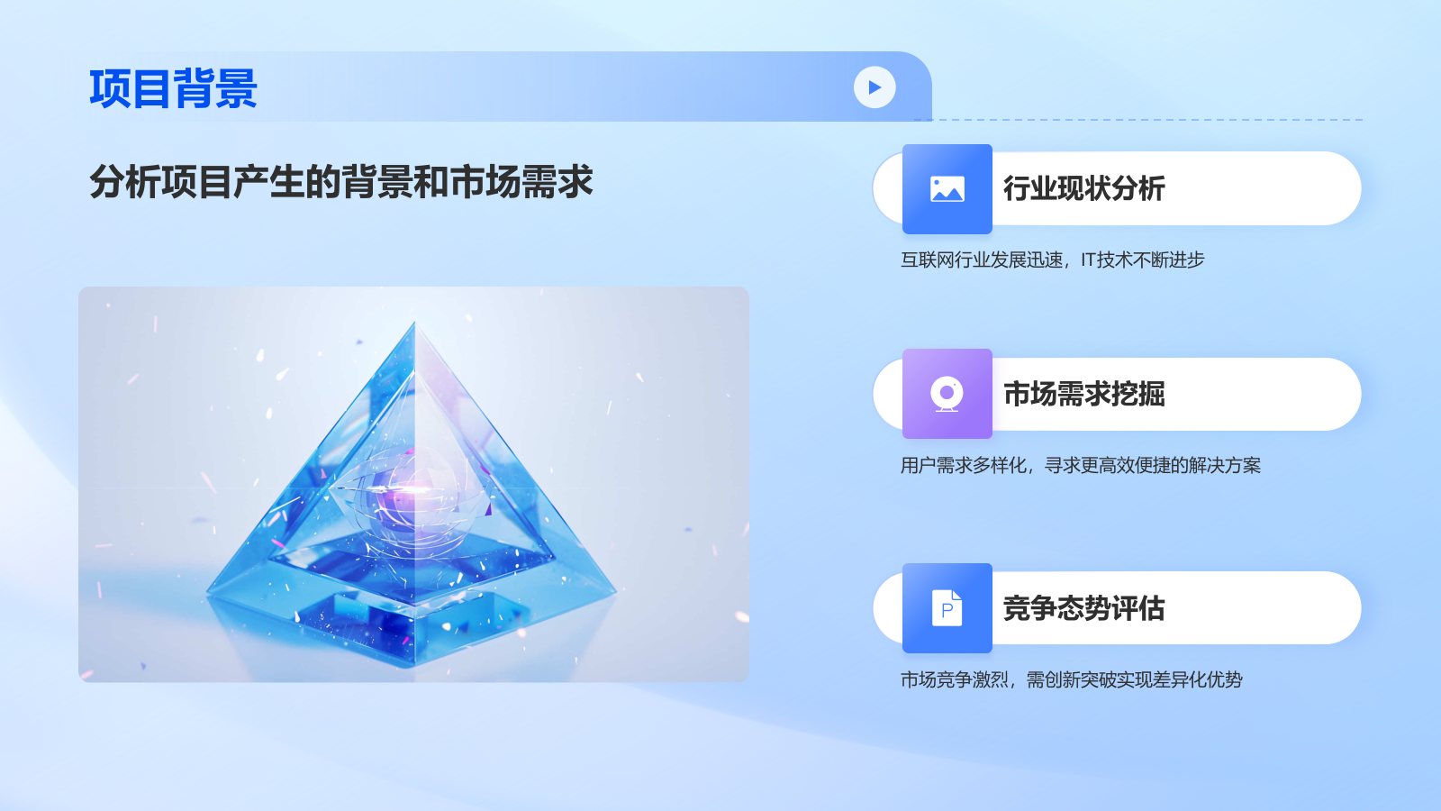 蓝色科技风IT互联网行业商业计划书PPT模板.pptx_第4页