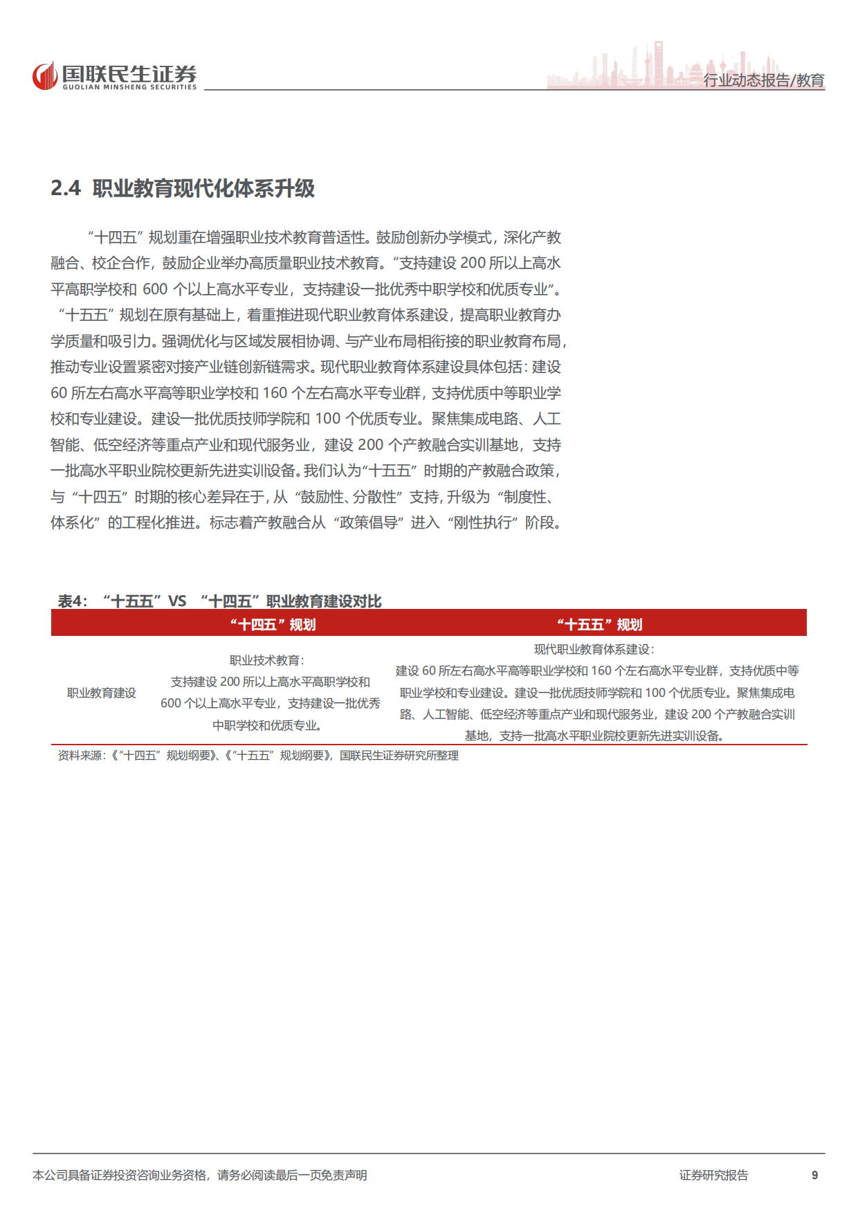 2026教育行业“十五五”规划纲要教育观察：“十五五”时期教育规划的宏观格局与基本导向-国联民生证券.pdf_第9页