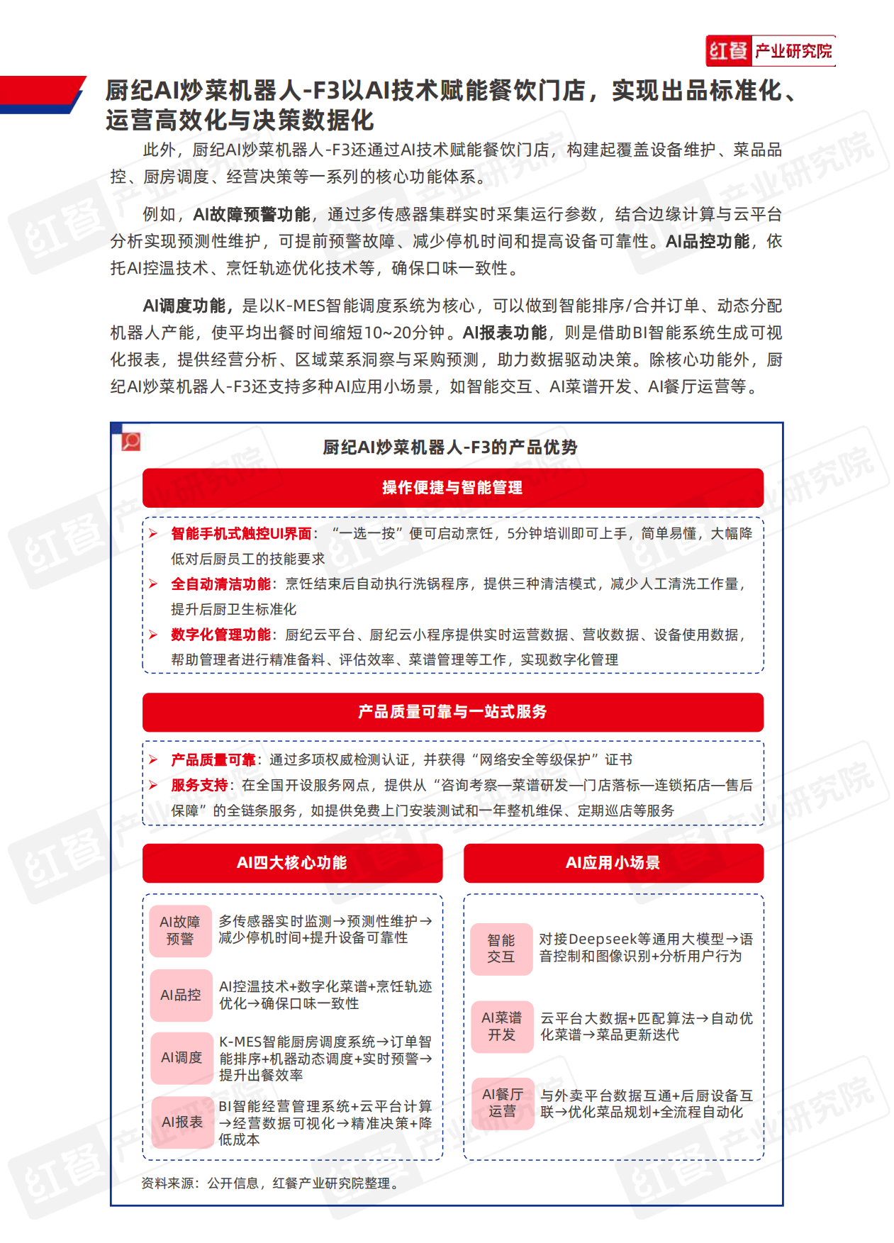 2025红餐产业研究院_中国餐饮供应链研究报告：厨纪AI炒菜机器人-F3应用方案-14页.pdf_第7页