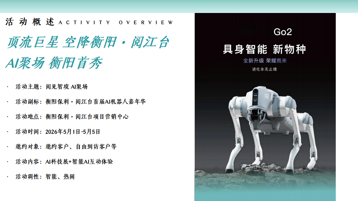 2026阅见智境 AI聚场五一潮聚保利 衡阳首秀 AI机器人嘉年华活动策划案.pdf_第3页