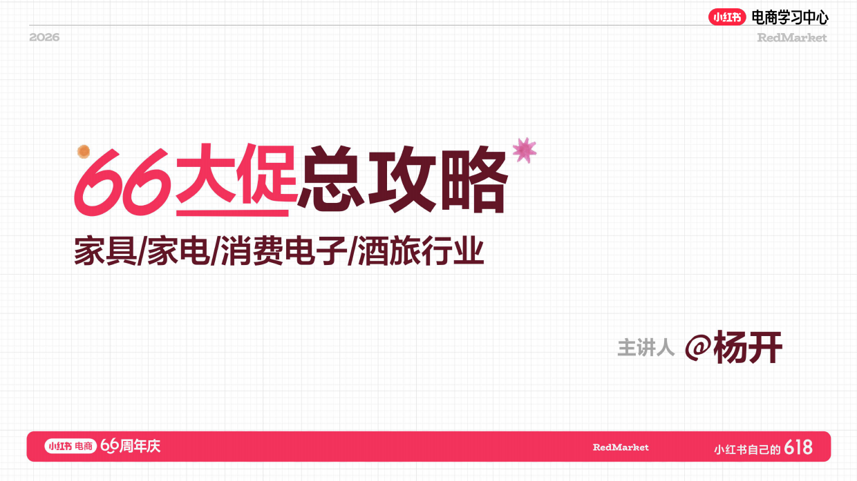 小红书618大促66周年家具家电+消费电子+酒旅行业总攻略.pdf_第1页