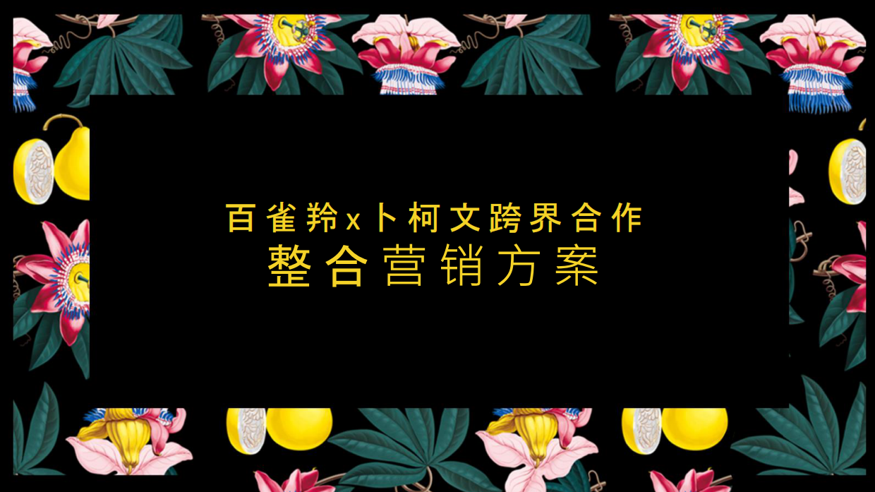 百雀羚X卜柯文campaign proposal.pdf_第1页