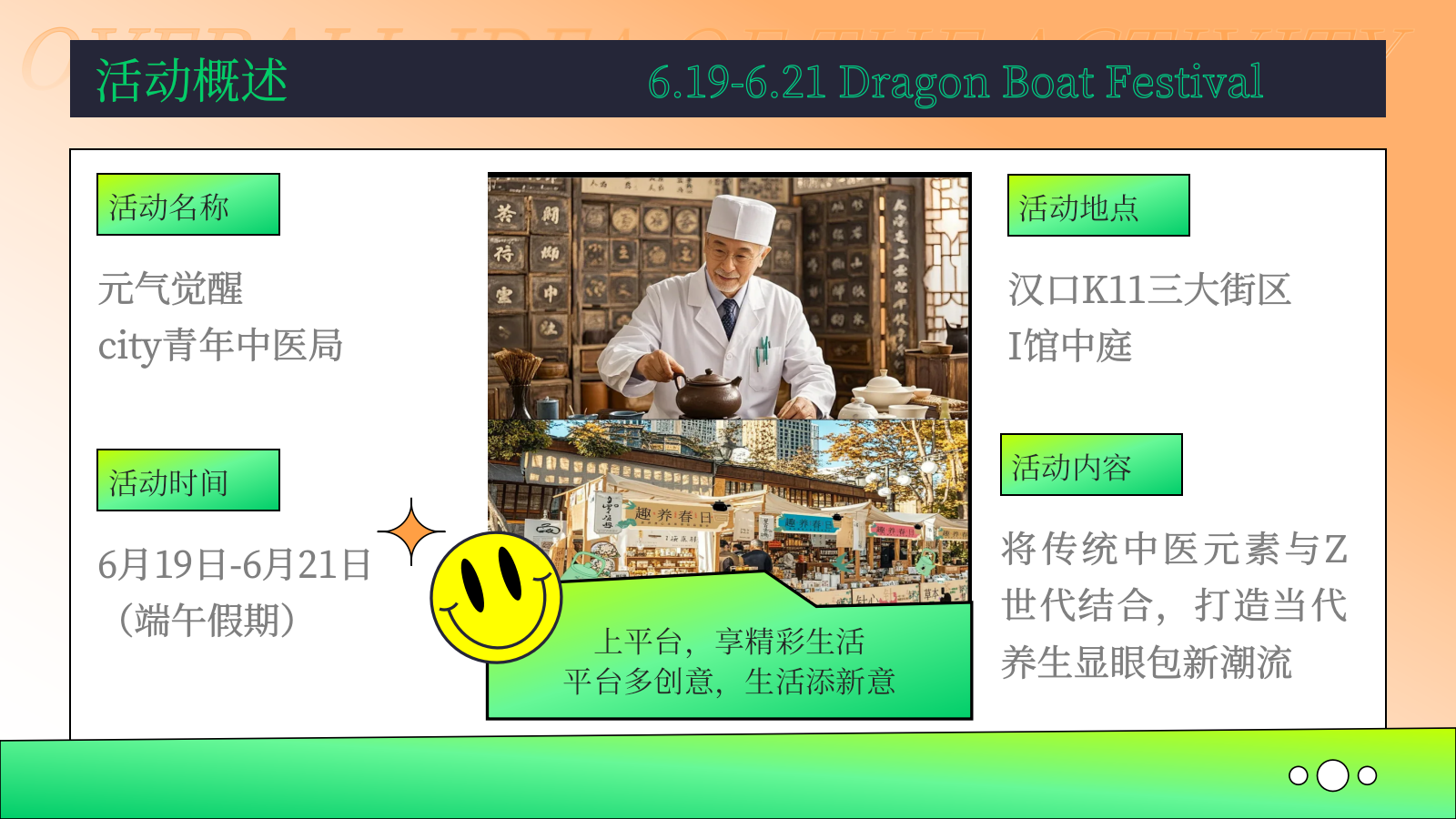 2026K11商业购物中心端午赛博国潮city中医养生快闪活动方案.pptx_第3页