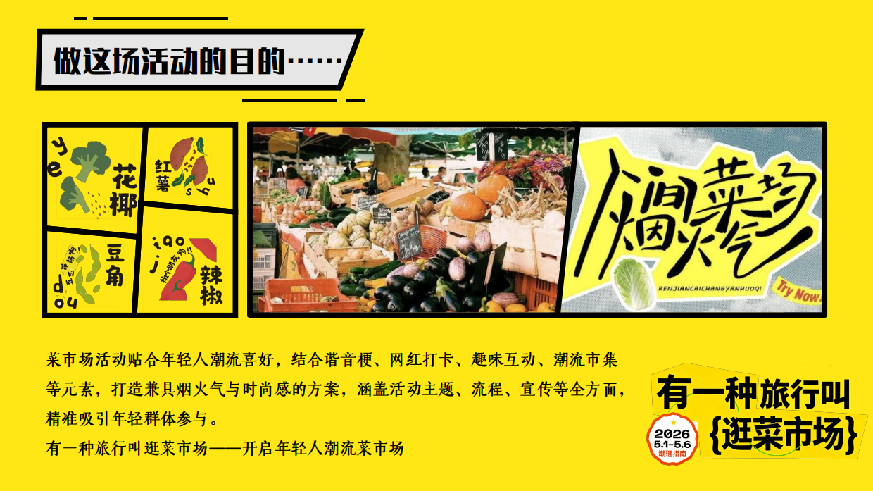 2026创意菜场潮逛指南蔬氧菜场潮流打卡活动方案.pdf_第5页