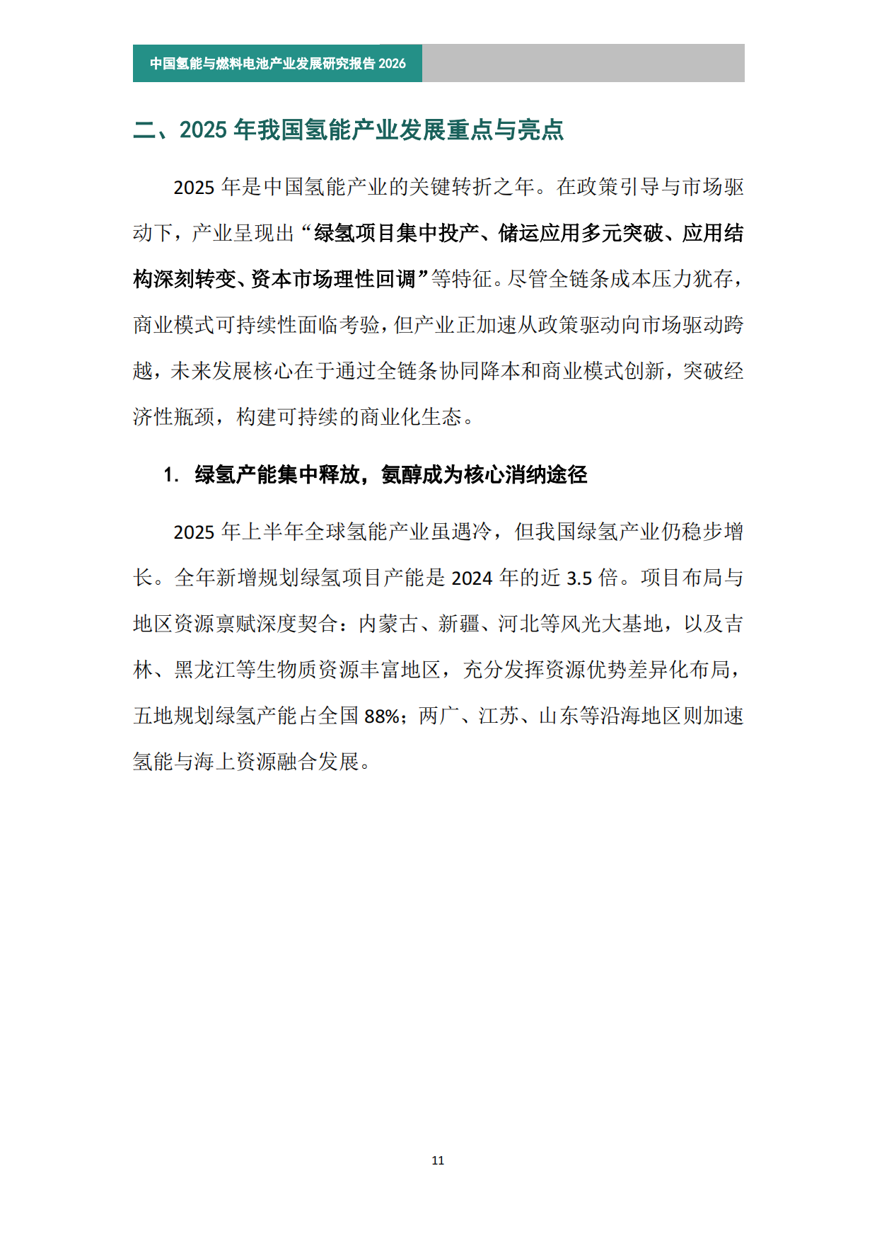 中国氢能与燃料电池产业发展研究报告（2026）简版-中关村氢能与燃料电池技术创新产业联盟.pdf_第10页