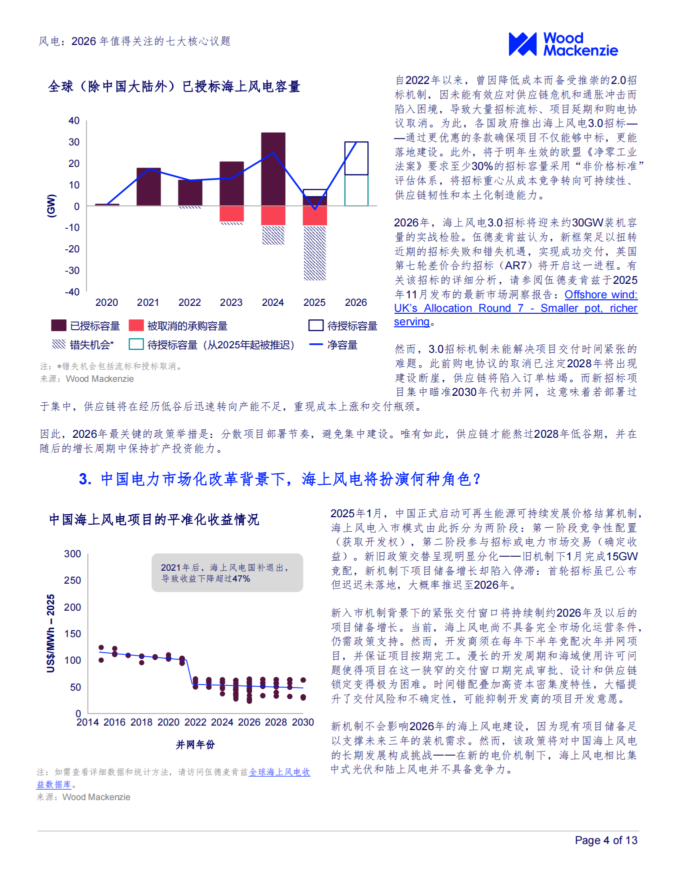 风电：2026年值得关注的七大核心议题-Wood Mackenzie.pdf_第4页