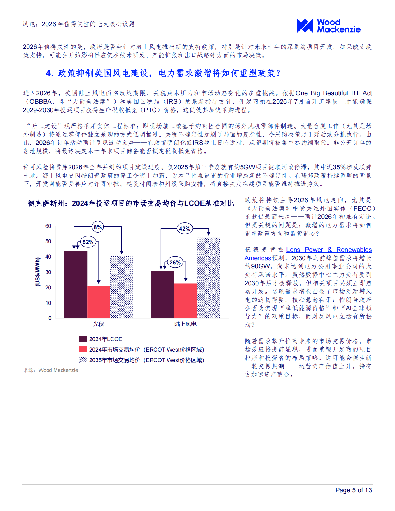风电：2026年值得关注的七大核心议题-Wood Mackenzie.pdf_第5页