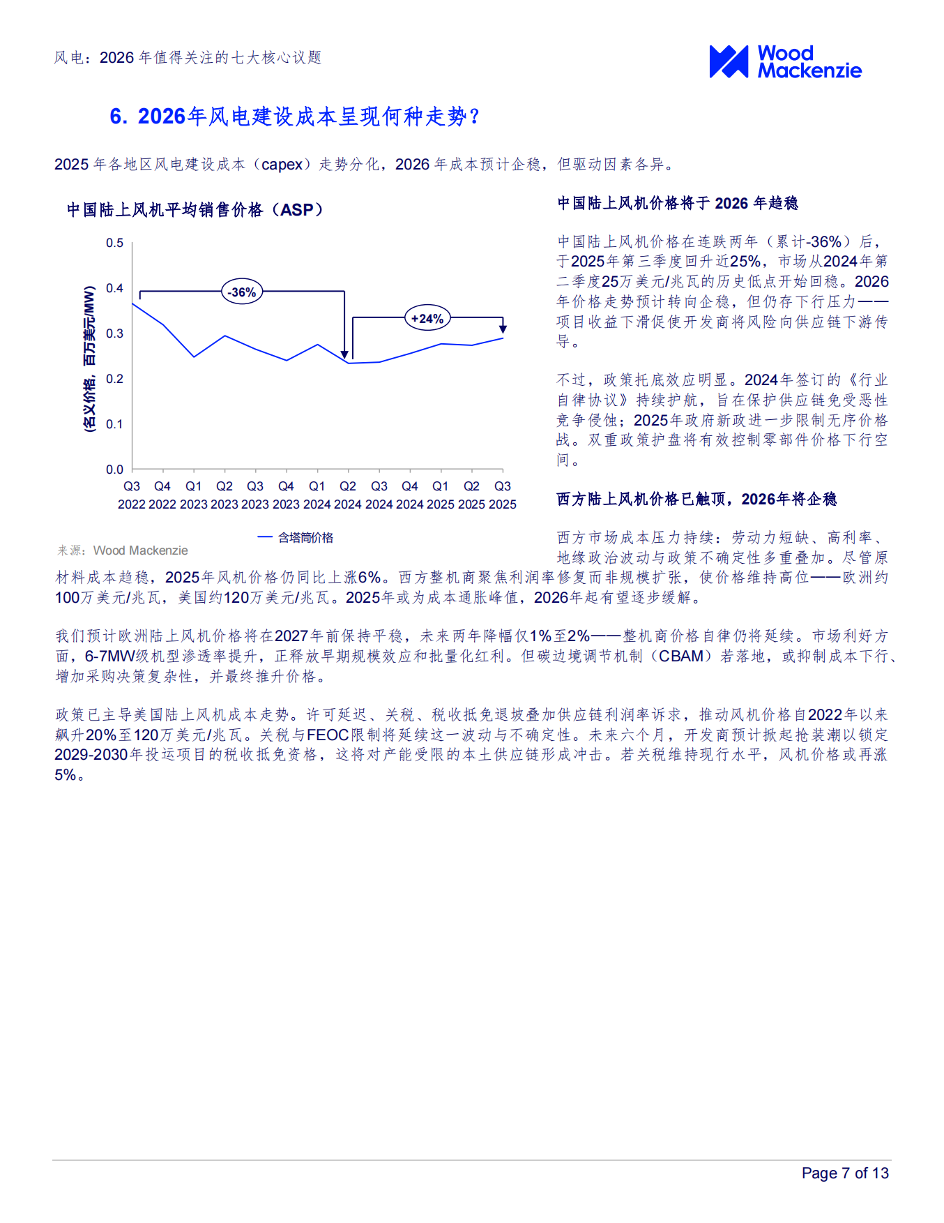 风电：2026年值得关注的七大核心议题-Wood Mackenzie.pdf_第7页