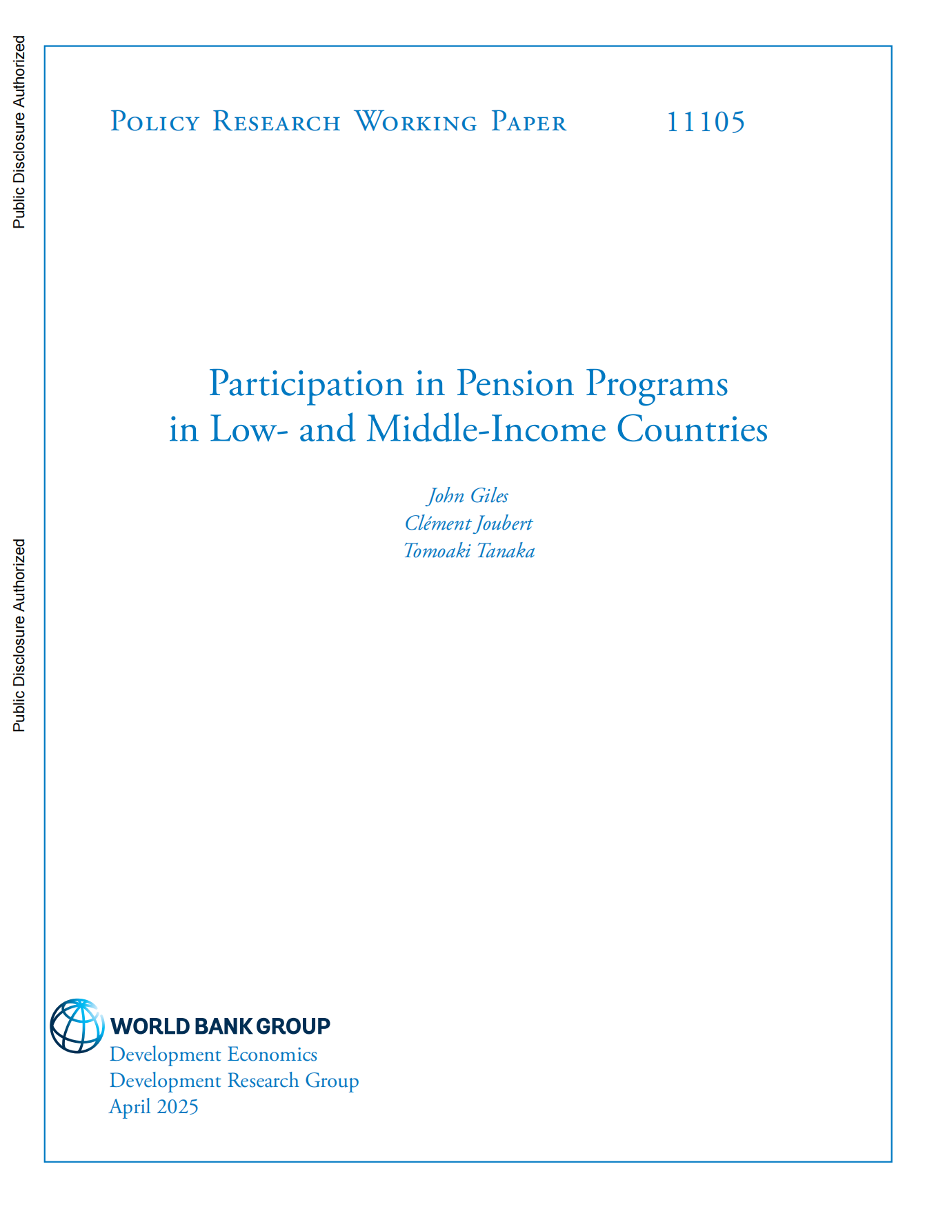 2025参与中低收入国家的养老金计划（英）-世界银行-46页.pdf