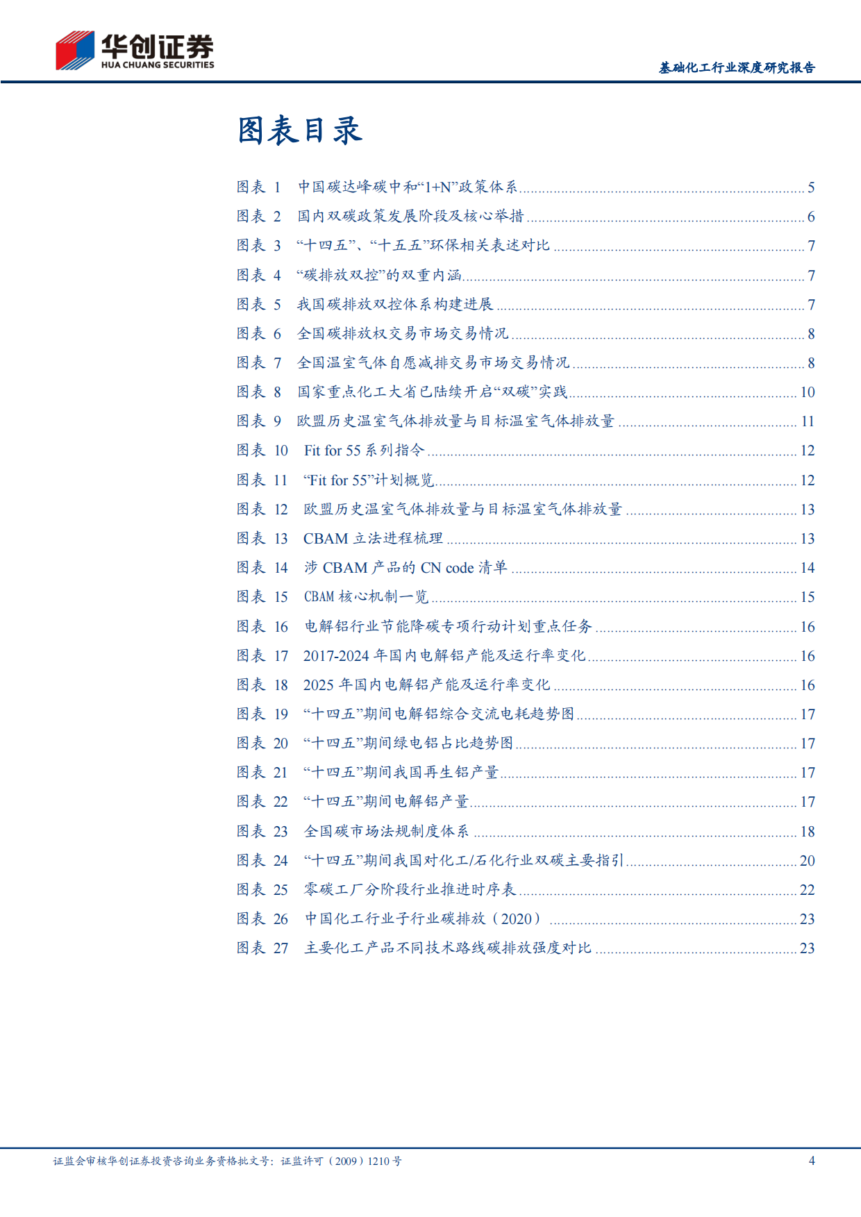 2026基础化工行业深度研究报告：“十五五”我国迈向碳达峰决胜期，关注降碳减排头部标杆企业-华创证券.pdf_第4页