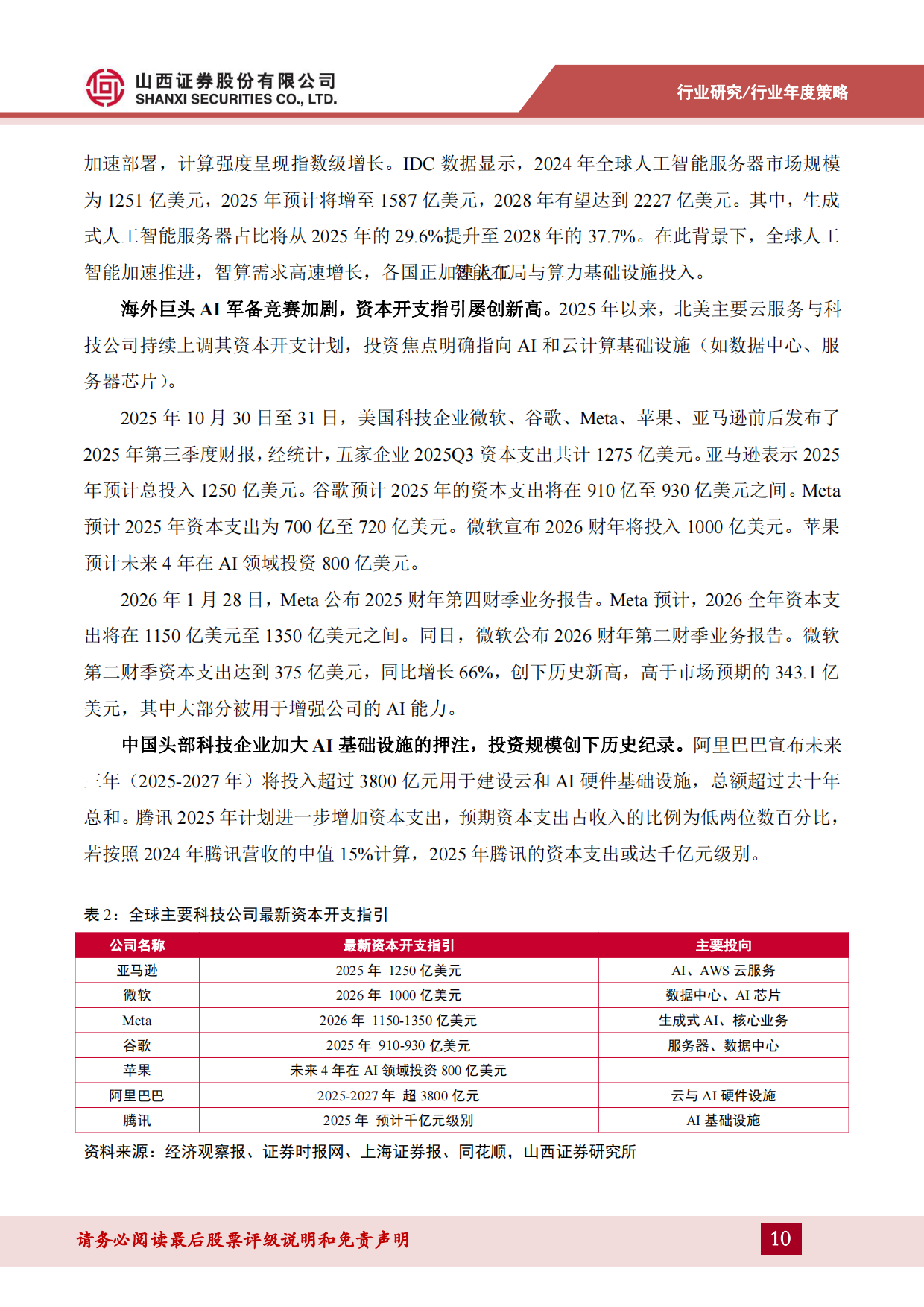 2026年机械设备行业年度策略：算力投资方兴未艾，人形机器人、固态电池产业加速-山西证券.pdf_第10页