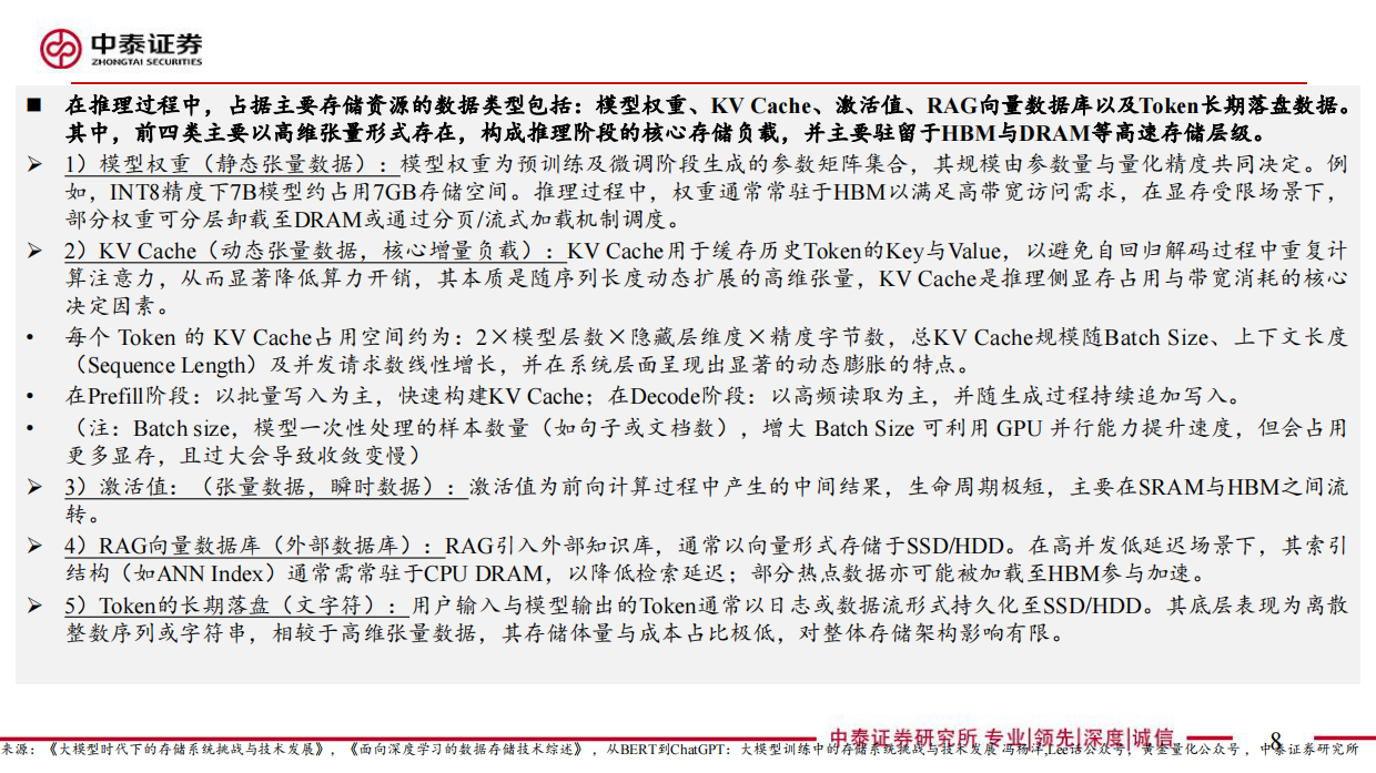 2026电子行业存储：AI推理带来需求爆发、驱动范式升级，周期能见度大幅拉长-中泰证券.pdf_第8页