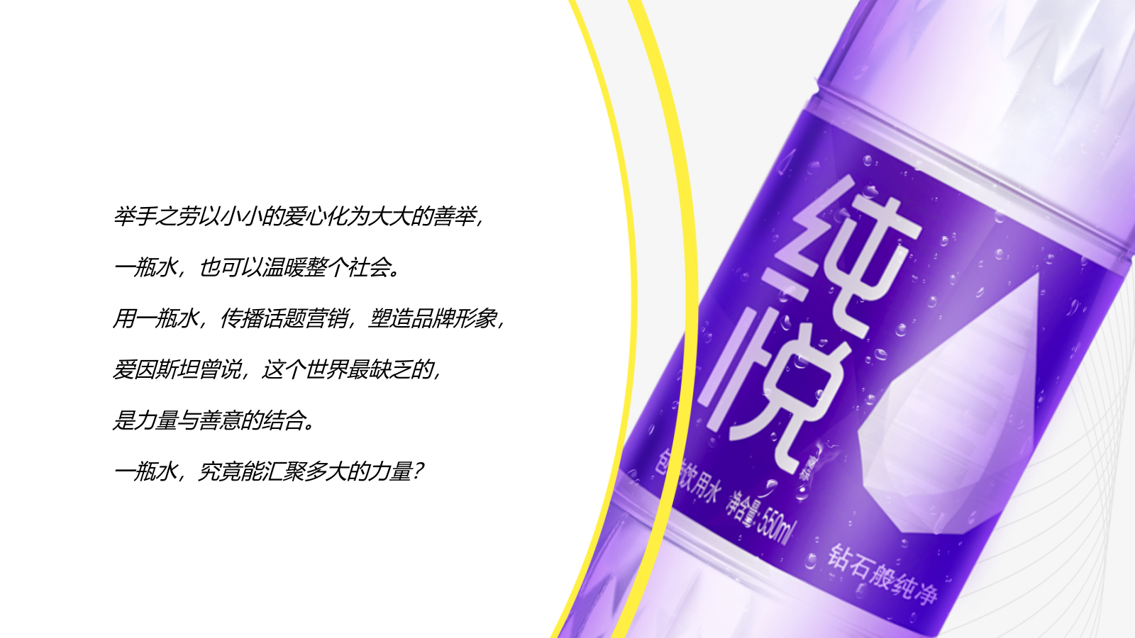 纯悦·一瓶水的力量夏季高温公益活动策划方案.pptx_第2页