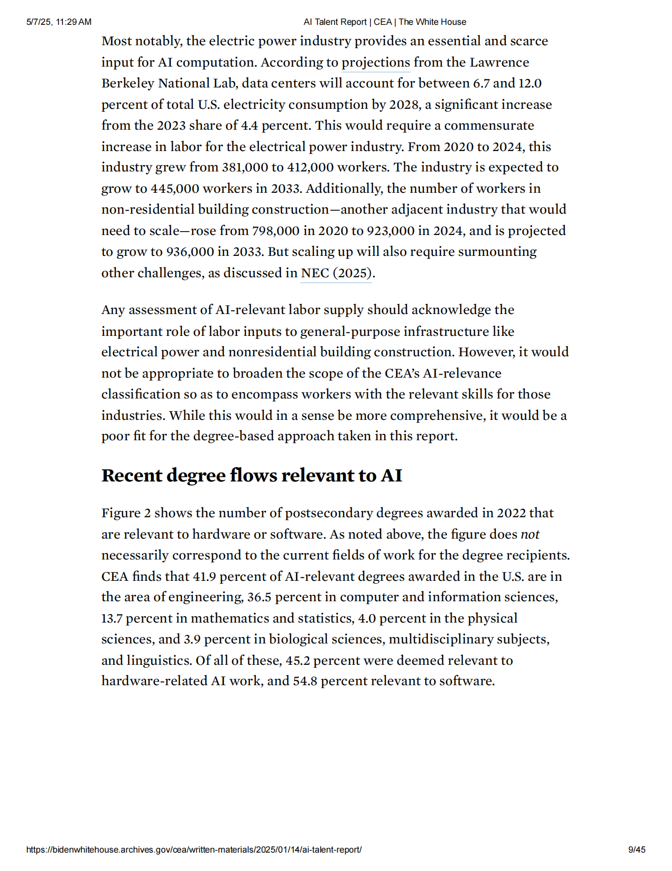 2025年人工智能人才报告（英文版）-白宫经济顾问委员会（CEA）.pdf_第9页