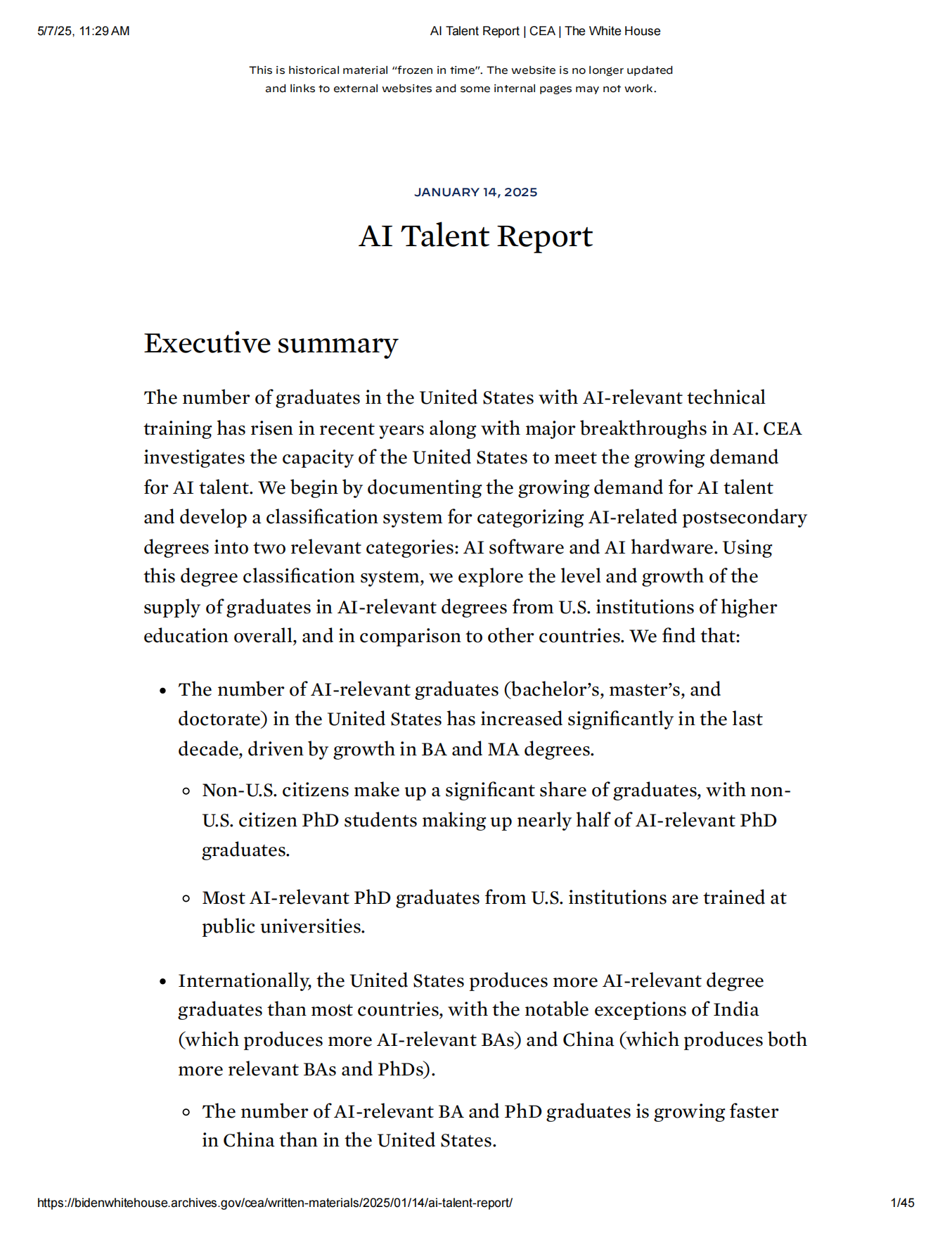 2025年人工智能人才报告（英文版）-白宫经济顾问委员会（CEA）.pdf