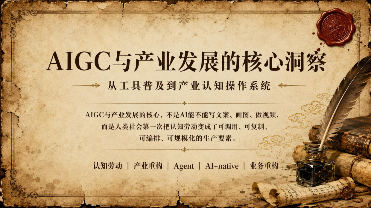 2026AIGC与产业发展的核心洞察研究报告-清新研究.pdf_第1页