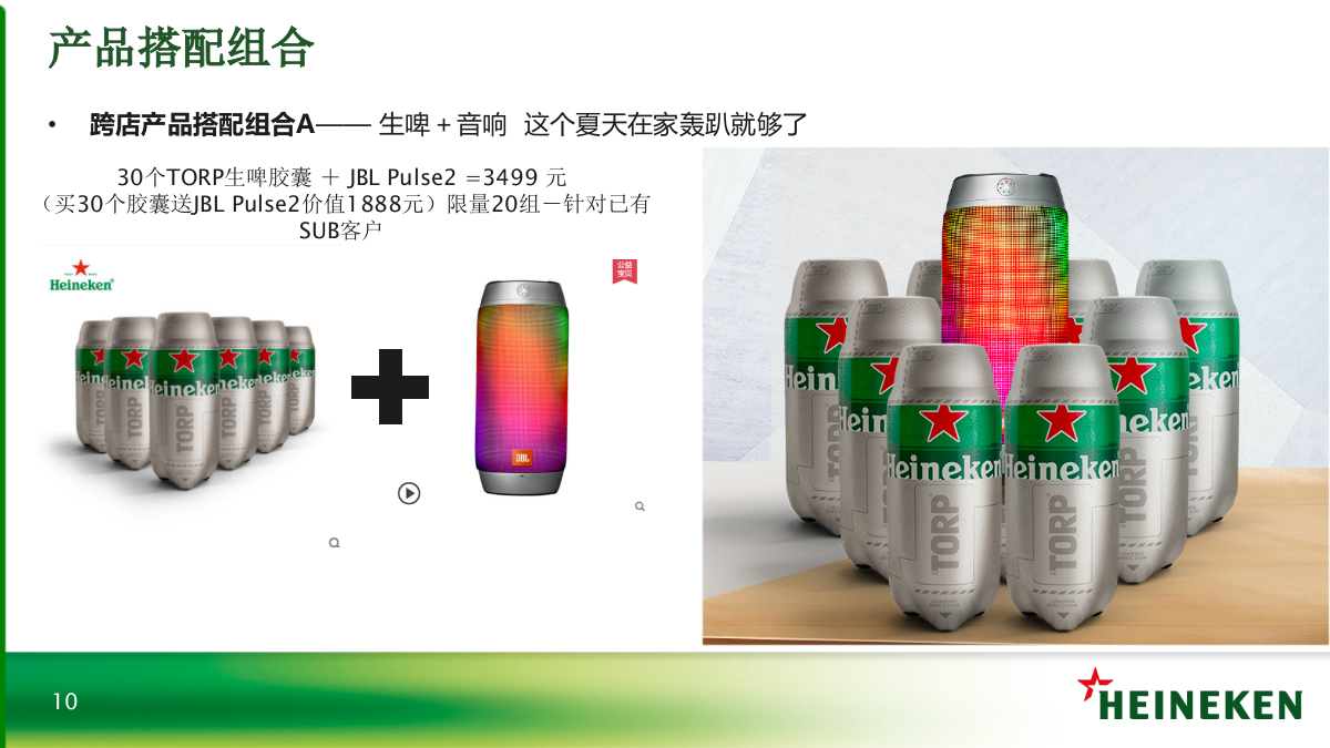 喜力官方旗舰店 X JBL官方旗舰店 夏日轰趴联合活动.pptx_第10页