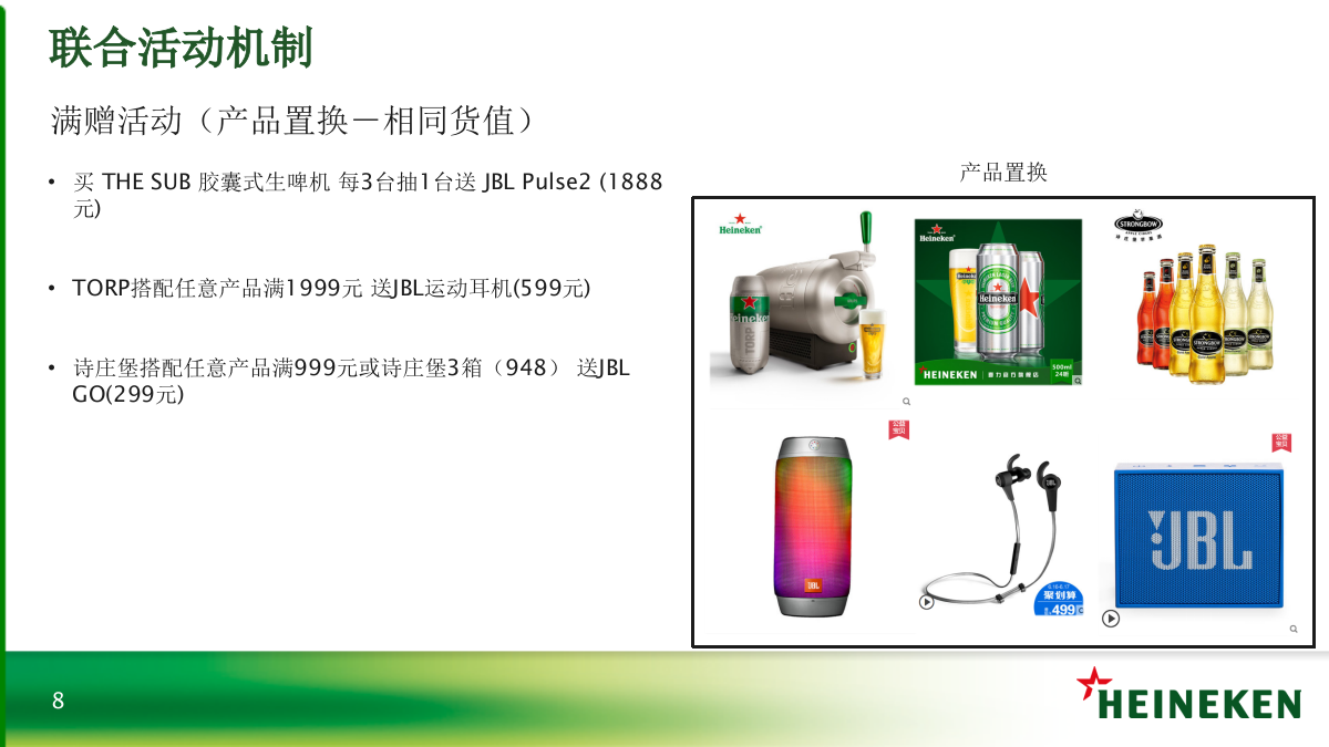 喜力官方旗舰店 X JBL官方旗舰店 夏日轰趴联合活动.pptx_第8页
