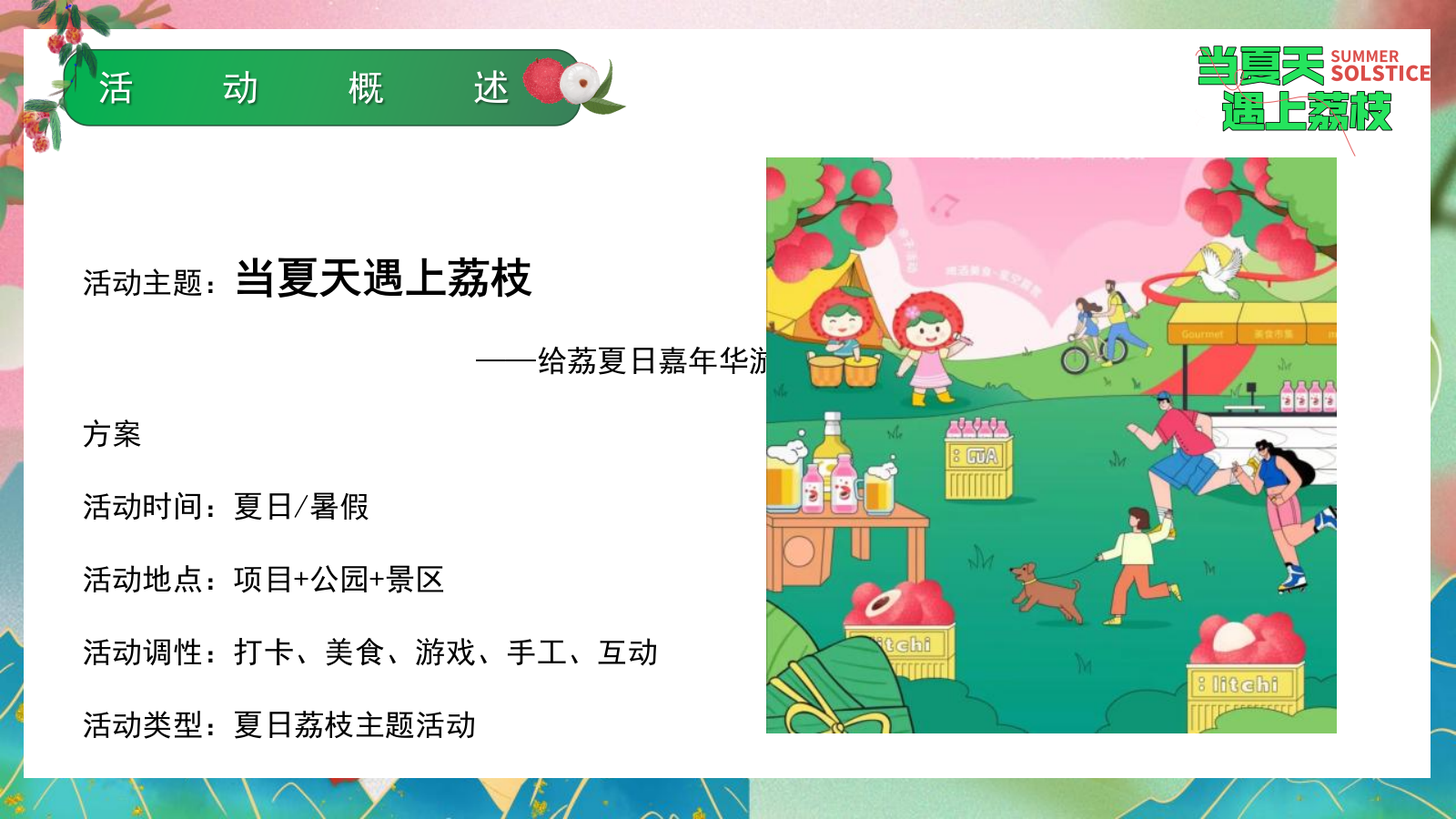 2024文旅项目给荔夏日嘉年华游园（当夏天遇上荔枝主题）活动策划方案-47P.pptx_第6页