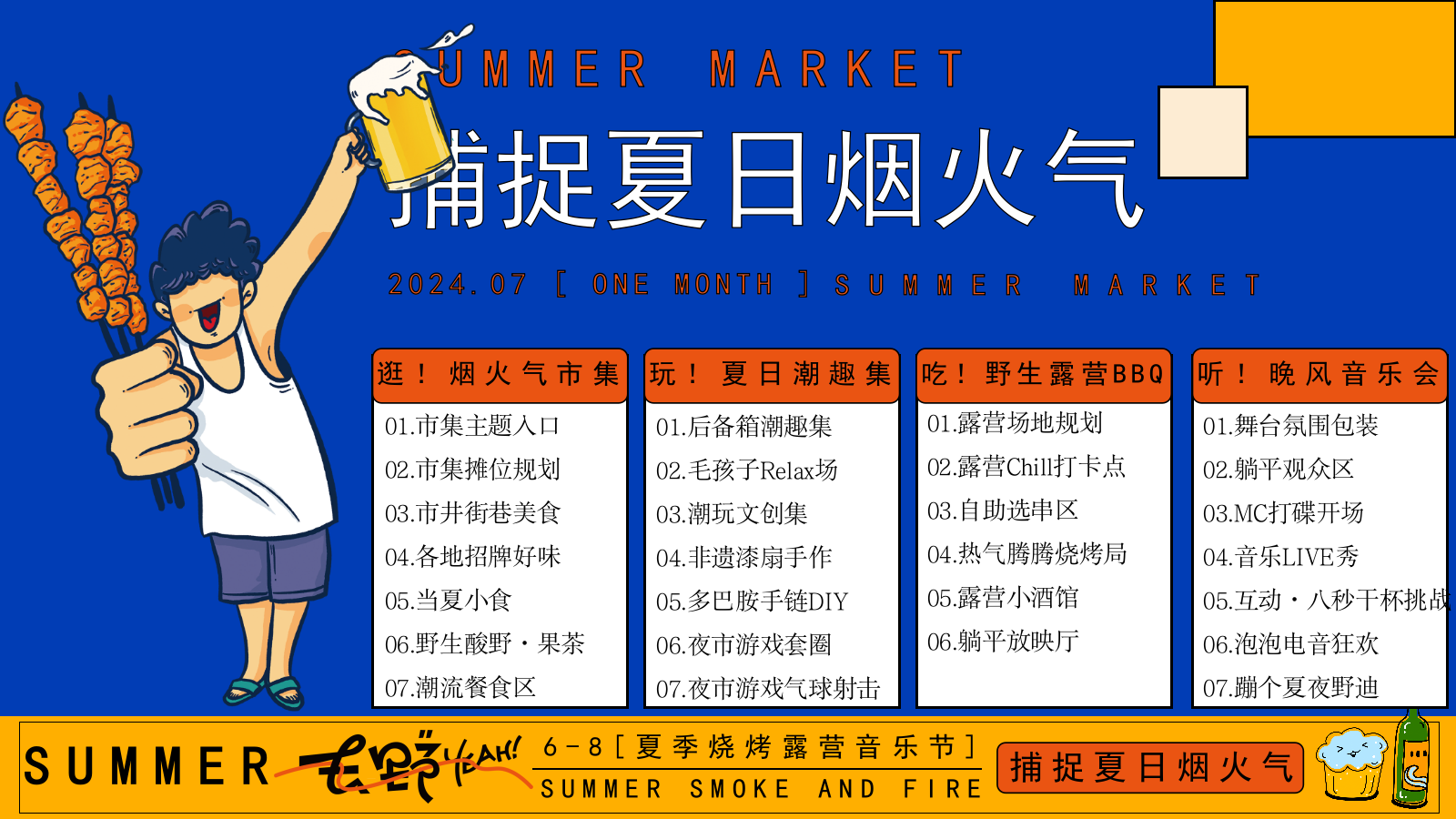 夏季烧烤露营音乐节「捕捉夏日烟火气主题」活动策划方案.pptx_第9页