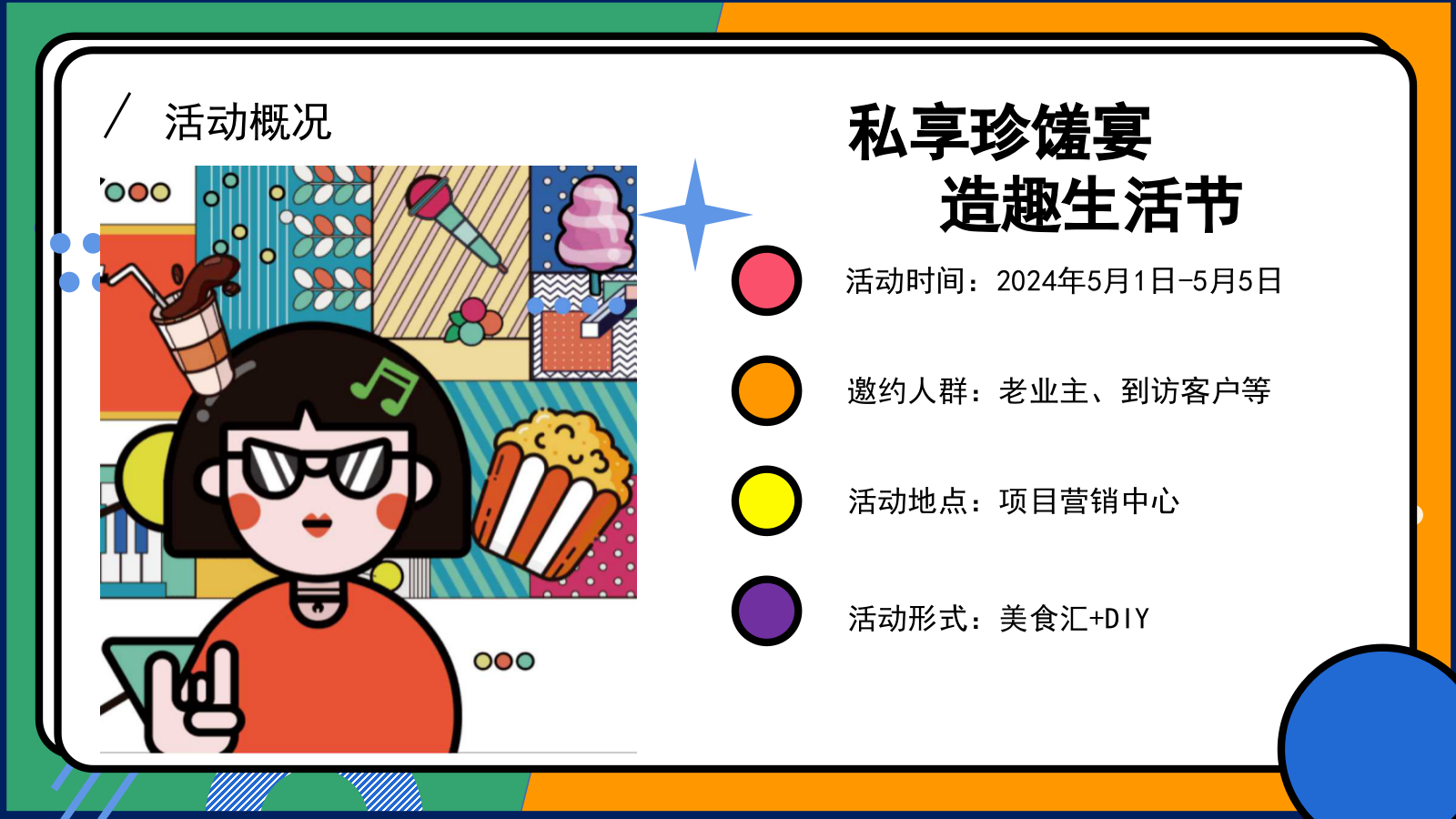 地产项目、商场春季夏季私享珍馐美食造趣生活节活动方案.pptx_第5页