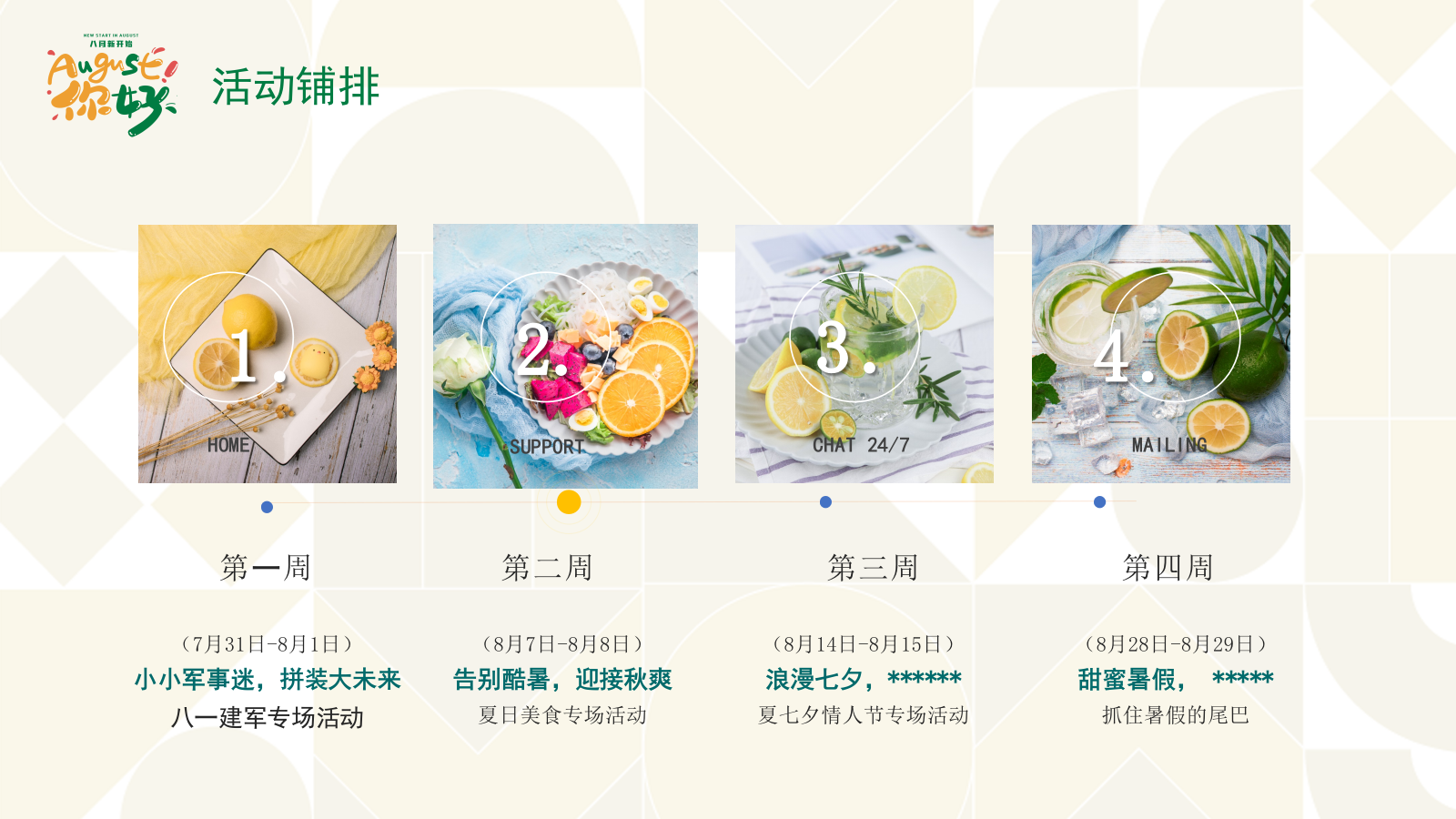 夏季8月月度暖场“暑假嘉年华·August你好”主题活动策划方案.pptx_第9页