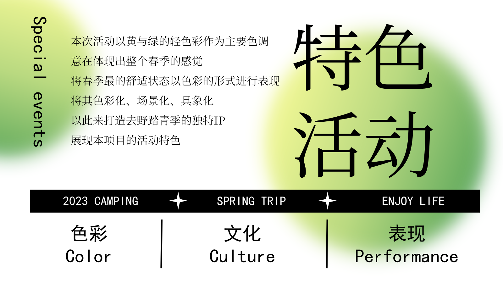 清明五一春季初夏户外踏青露营集市商业地产万用绿色模板活动方案.pptx_第4页