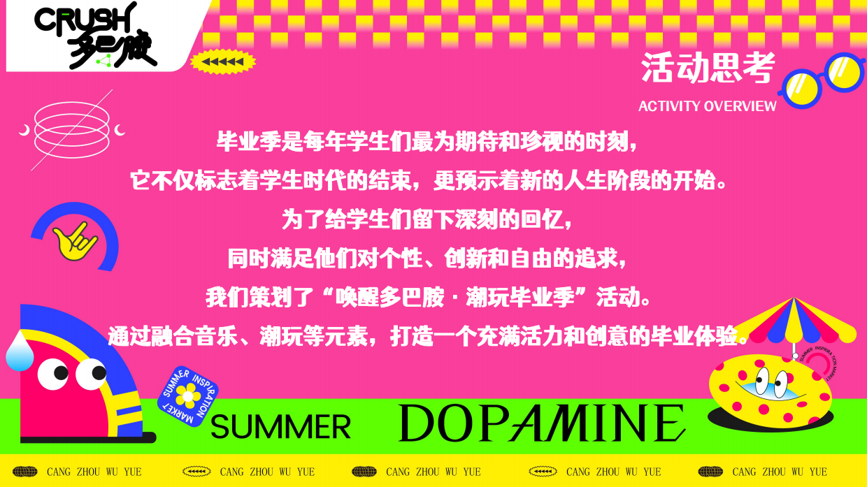 商场地产营地夏季多巴胺毕业季音乐会「唤醒多巴胺 潮玩毕业季主题」活动策划方案.pdf_第4页