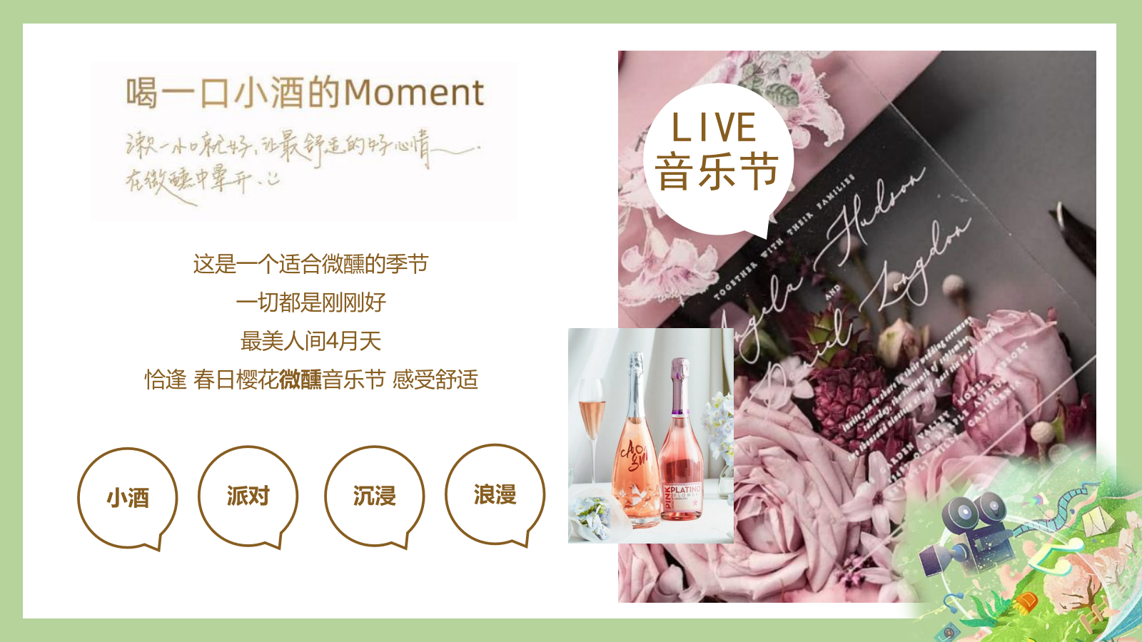 2024春日樱花微醺音乐节“春日微醺指南”主题4月活动策划方案.pptx_第2页