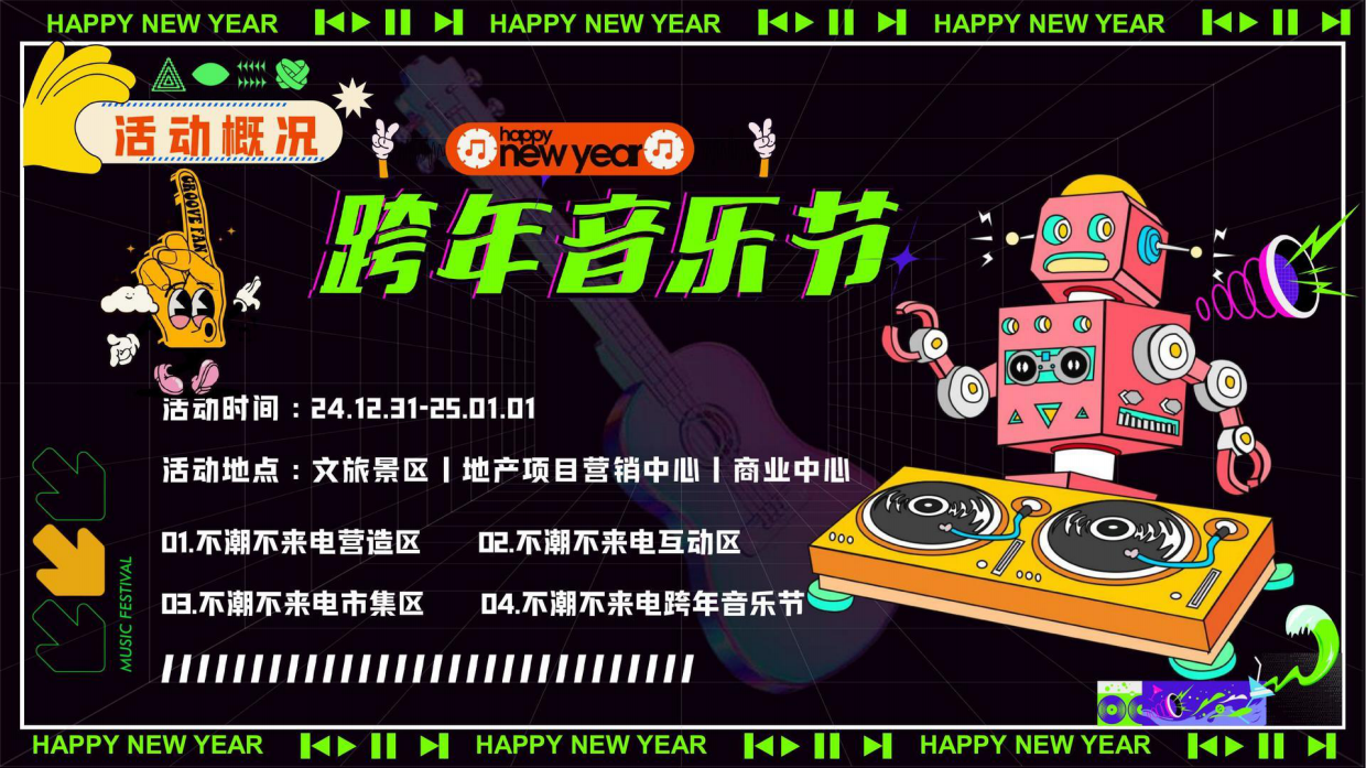 2025文旅景区商场地产元旦跨年音乐节（不潮不来电主题）.pdf_第7页