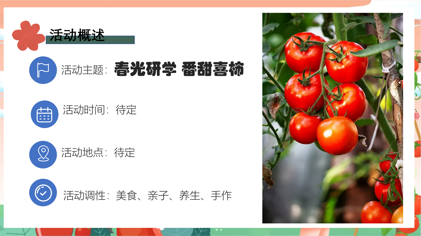 “春光研学 番田喜柿”主题春季趣玩草坪运动露营派对春日番茄研学团建手工地产活动策划方案.pptx_第7页