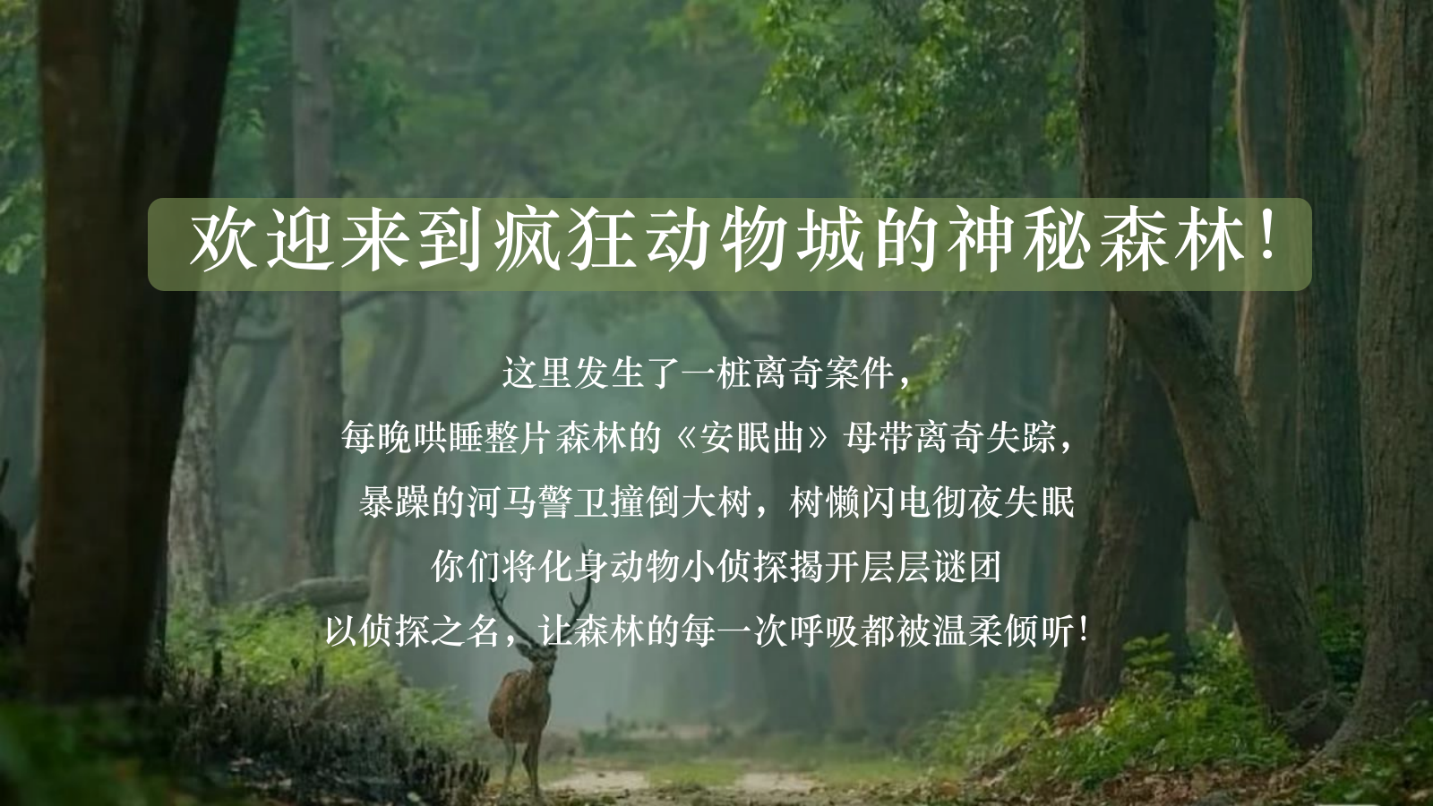 “疯狂动物城”主题森林剧本杀研学团建活动策划.pptx_第2页