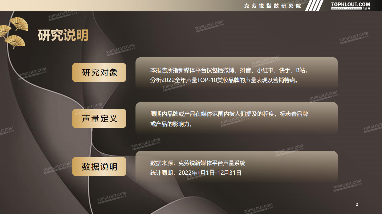 2022年新媒体声量top-10美妆品牌年度营销盘点-克劳锐.pdf_第2页