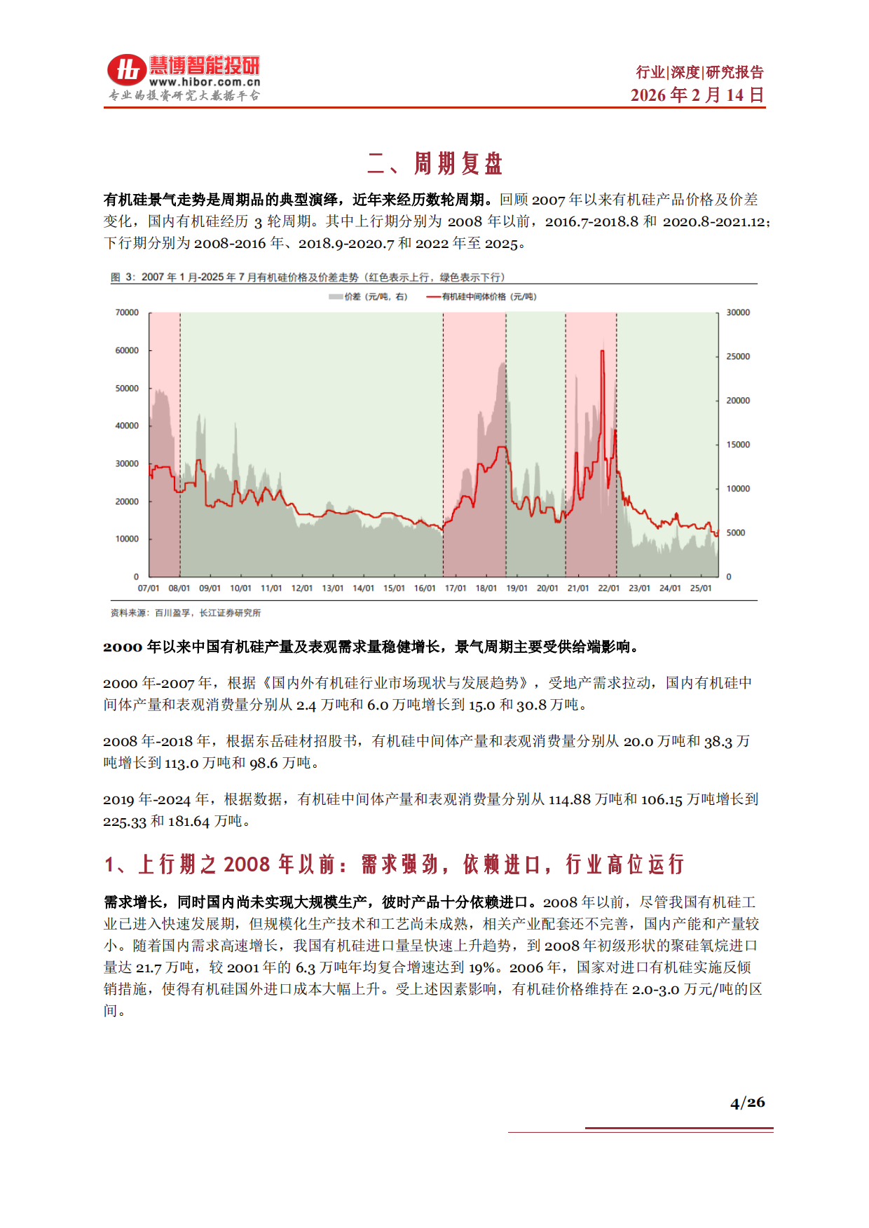 2026有机硅行业深度：行业概述、周期复盘、供需预测及相关公司深度梳理-慧博智能投研.pdf_第4页