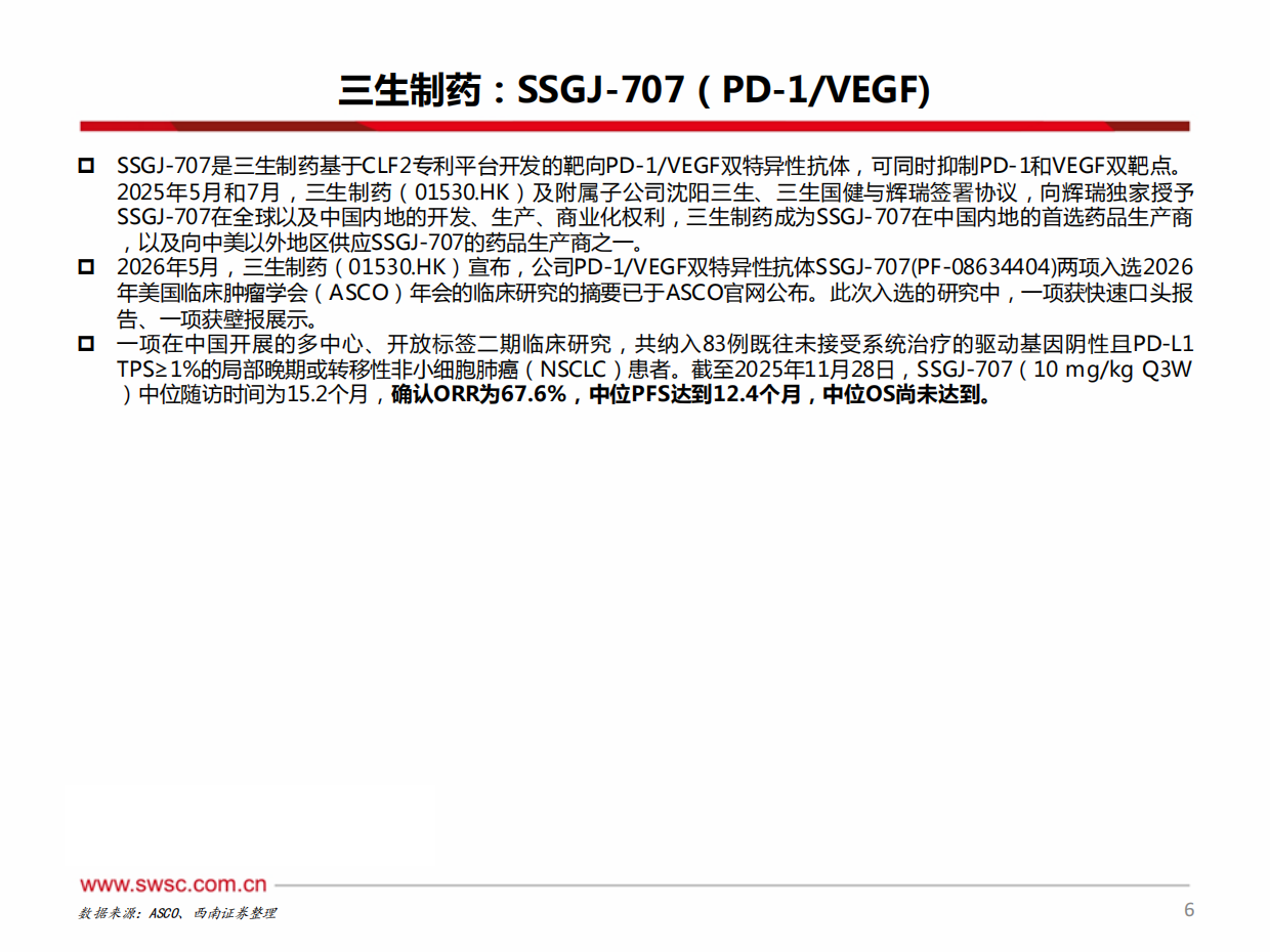 创新药专题：中国之声闪耀2026ASCO-西南证券.pdf_第7页