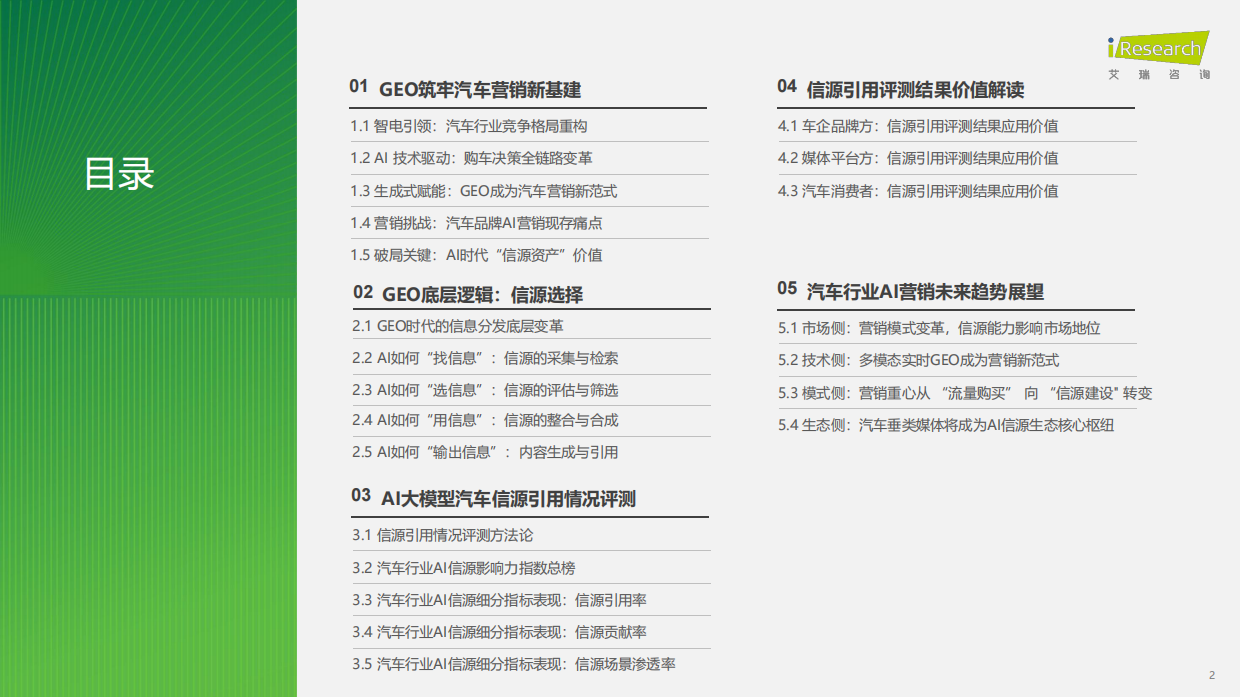 2026年汽车行业AI信源影响力指数报告-艾瑞咨询.pdf_第2页