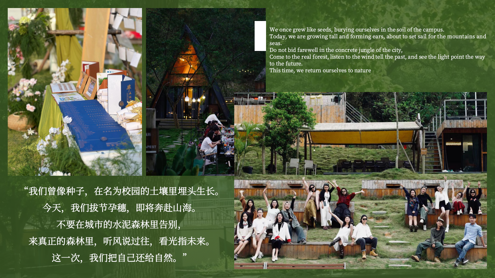 2026林深见路高中大学创意毕业季森林主题毕业典礼活动方案.pptx_第4页