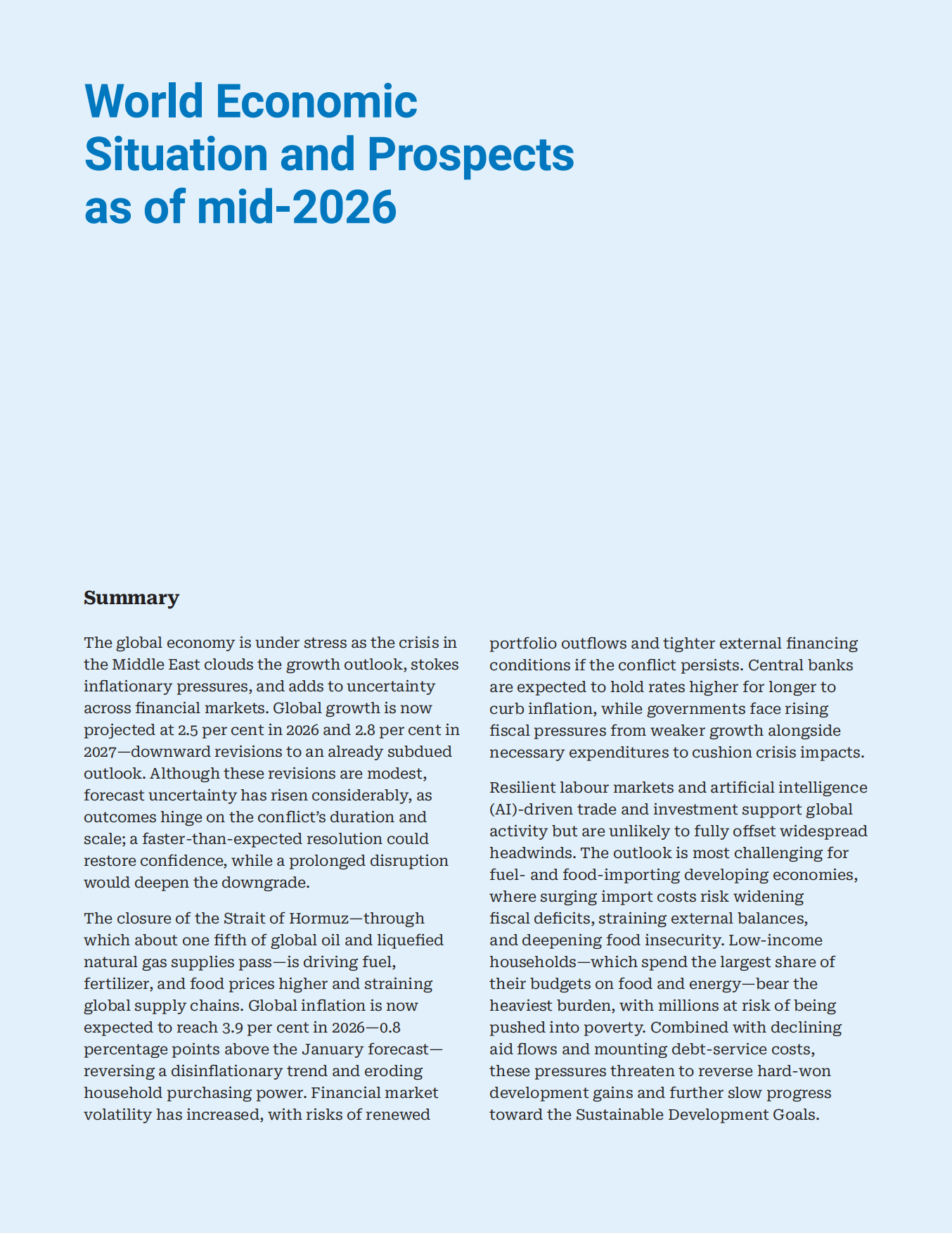 2026年年中世界经济形势与展望报告（英）.pdf_第4页