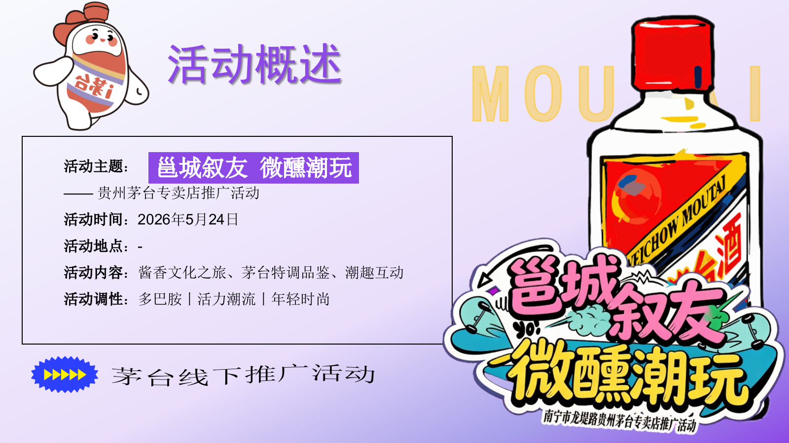 2026茅台酒品牌年轻化潮流快闪专卖店推广活动策划方案.pptx_第5页