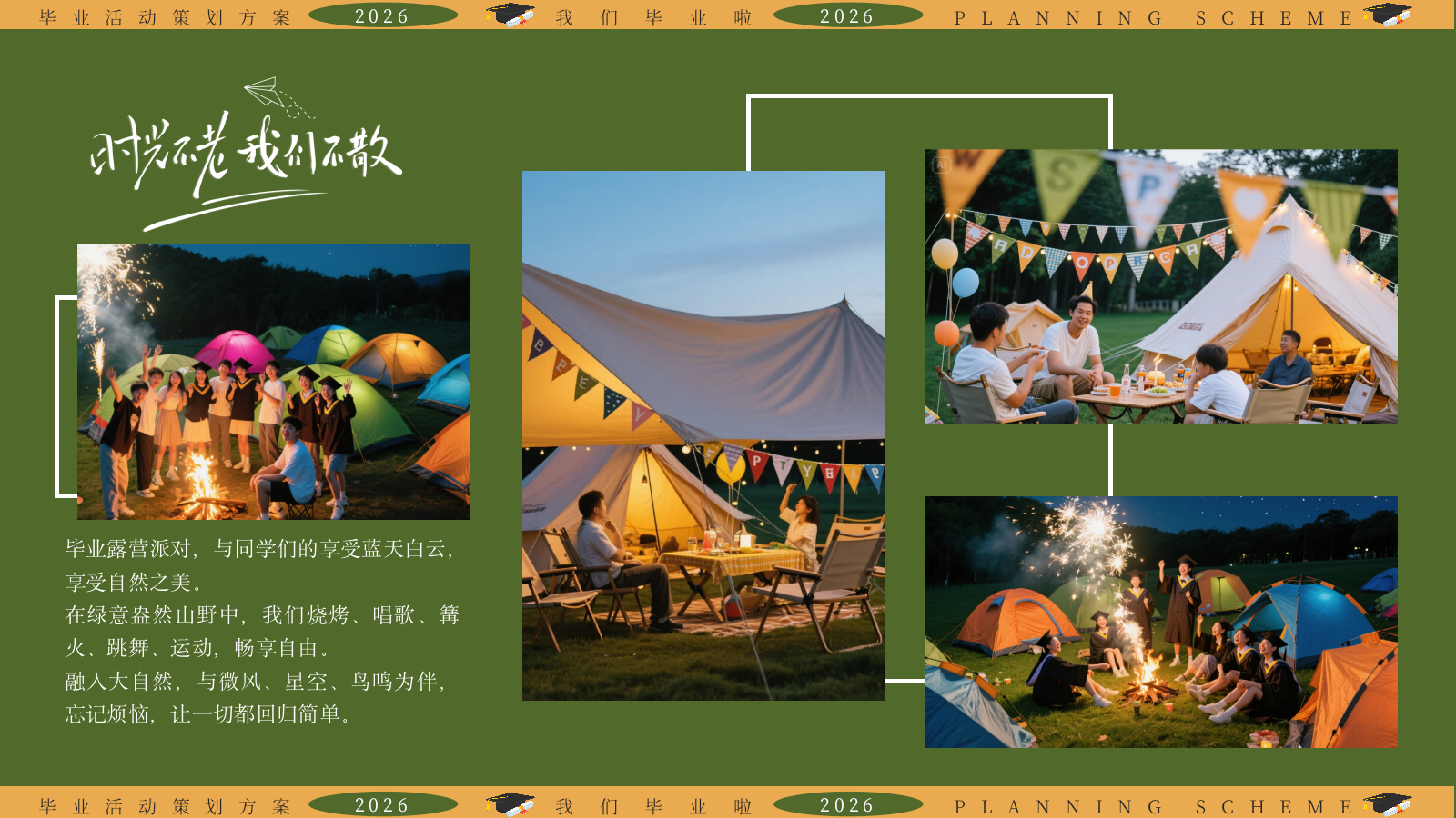 2026致青春高中大学毕业季露营派对活动策划方案.pptx_第3页